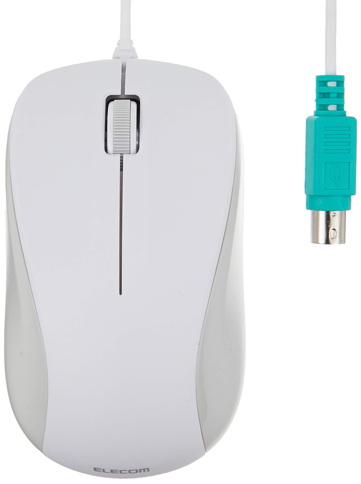 ELECOM Mouse Wired MSize 3Button PS2 Optical White ROHS Compliant M-K6P2RWH/RS M