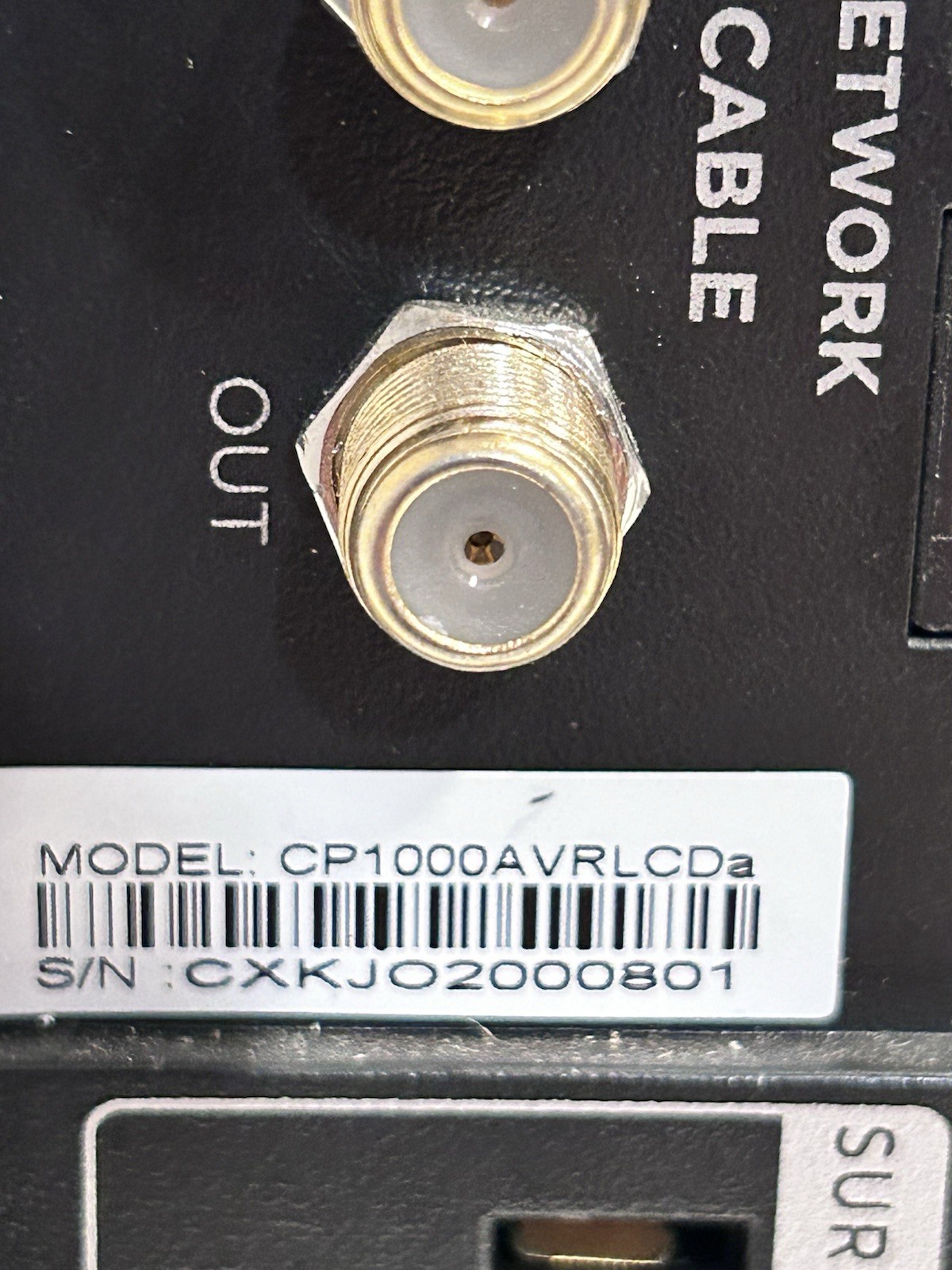 CyberPower CP1000AVRLCDa Uninterruptible Power Supply