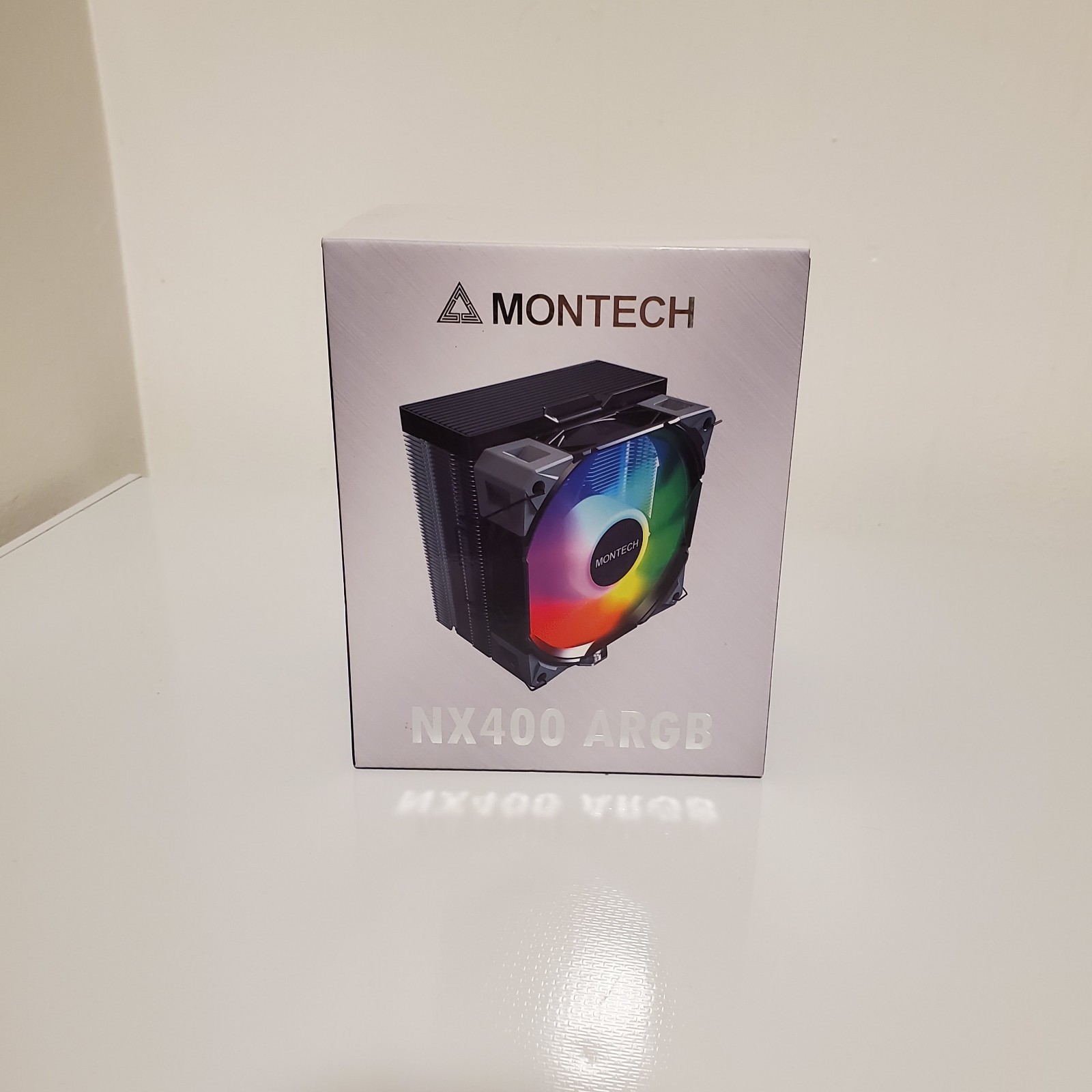 MONTECH NX400 ARGB - CPU Air Cooler, Single Tower, 4 Advanced Heat Pipes, 52-fin