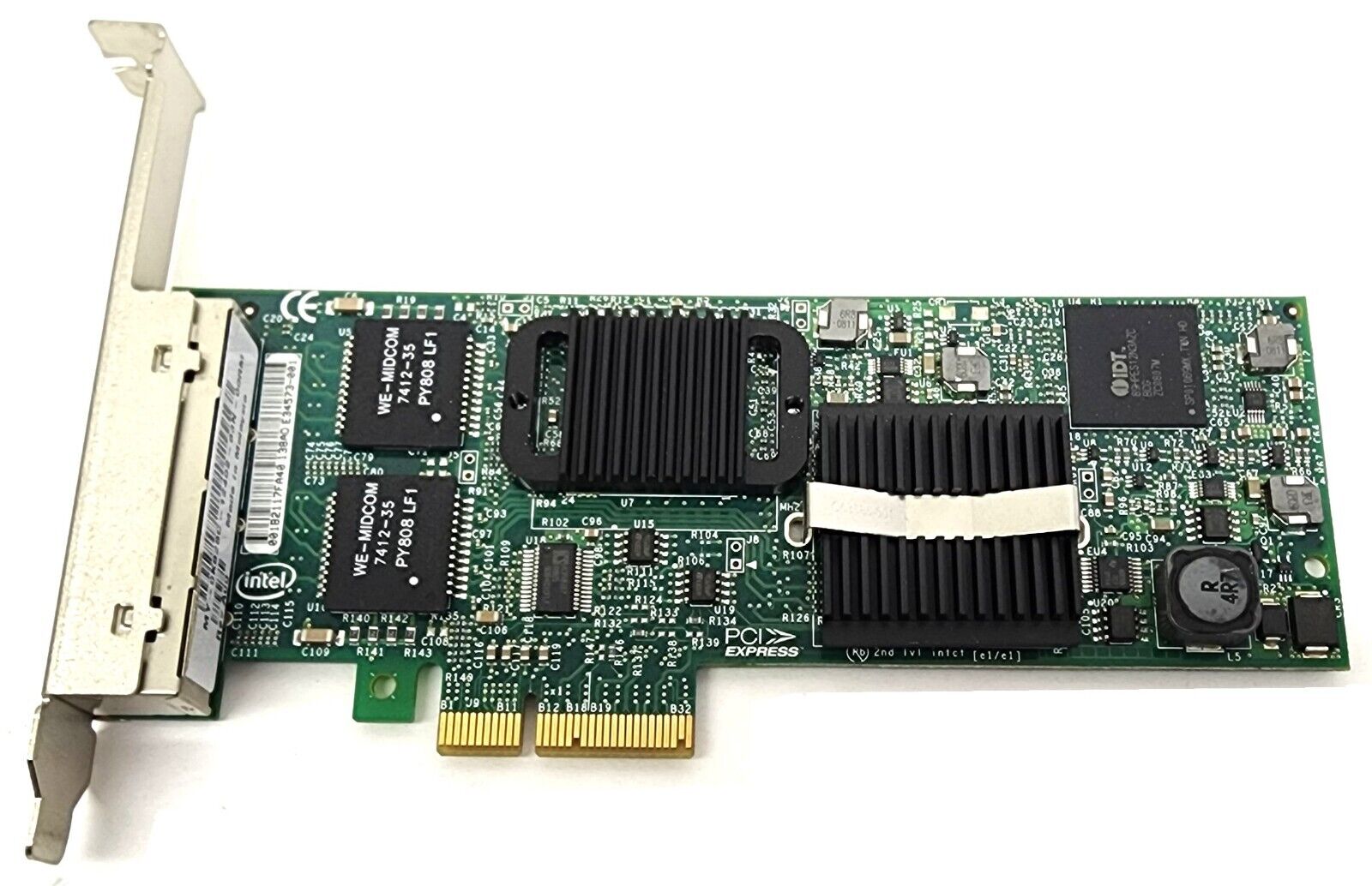 Dell K828C Intel Pro/1000 VT Quad Port PCI-E X4 Server Network Adapter 0K828C