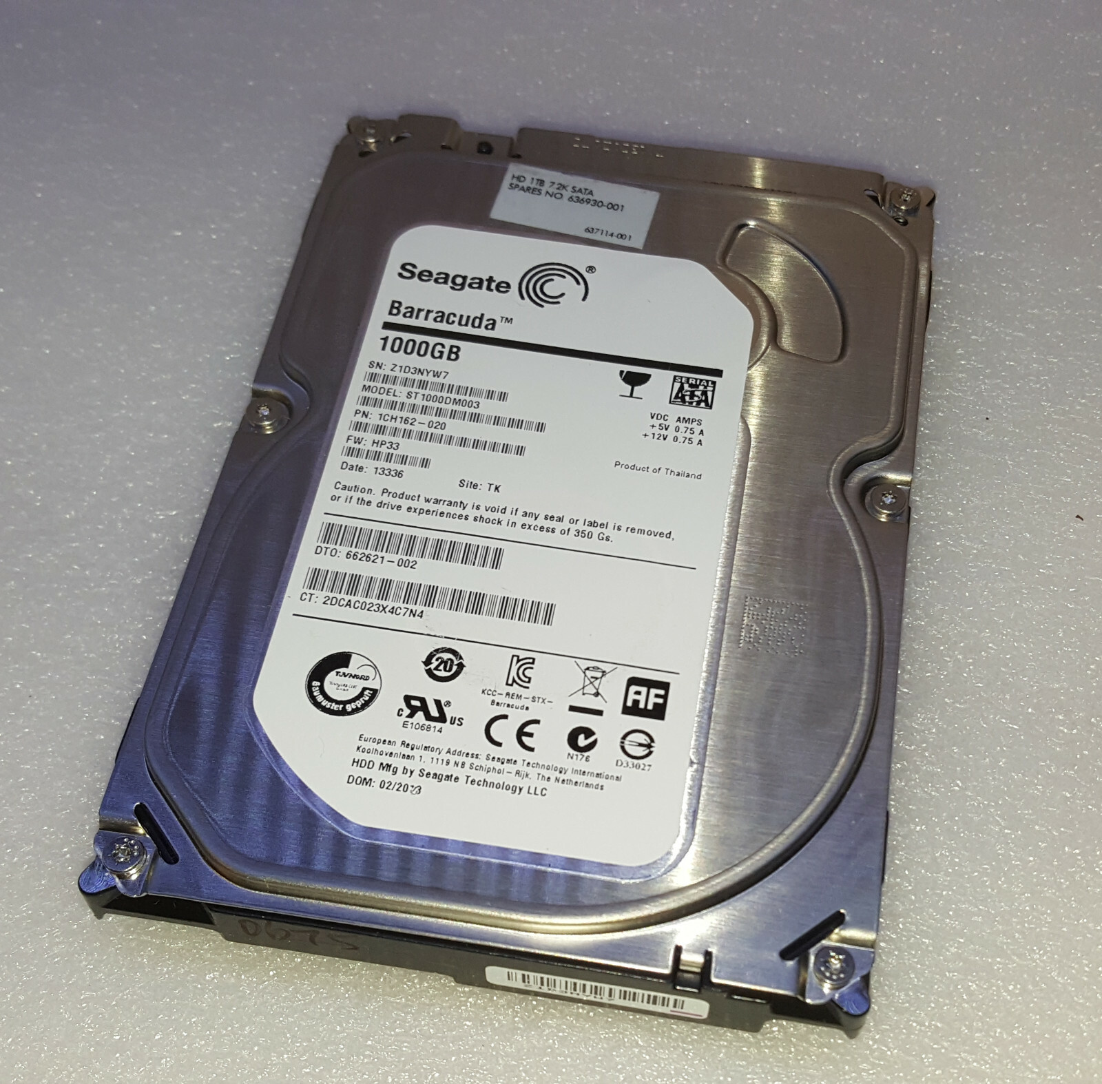 HP EliteDesk 705 G2 - 1TB Hard Drive - Windows 7 Professional 64 Bit Installed