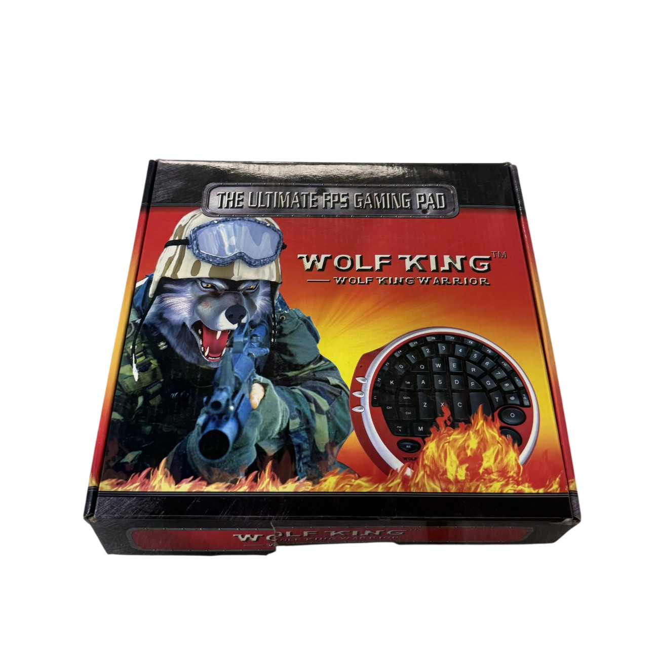Wolf King Warrior DK-2388U USB Gaming Keyboard Mint Tested/Works