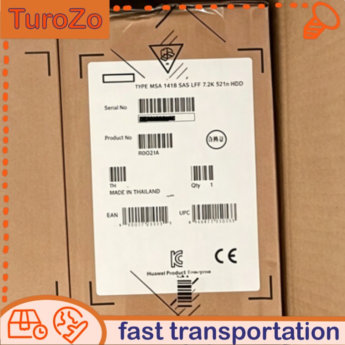 HPE R0Q21A P11785-001 HPE MSA 14TB SAS 12G Midline 7.2K LFF 3.5" 512e HDD NEW