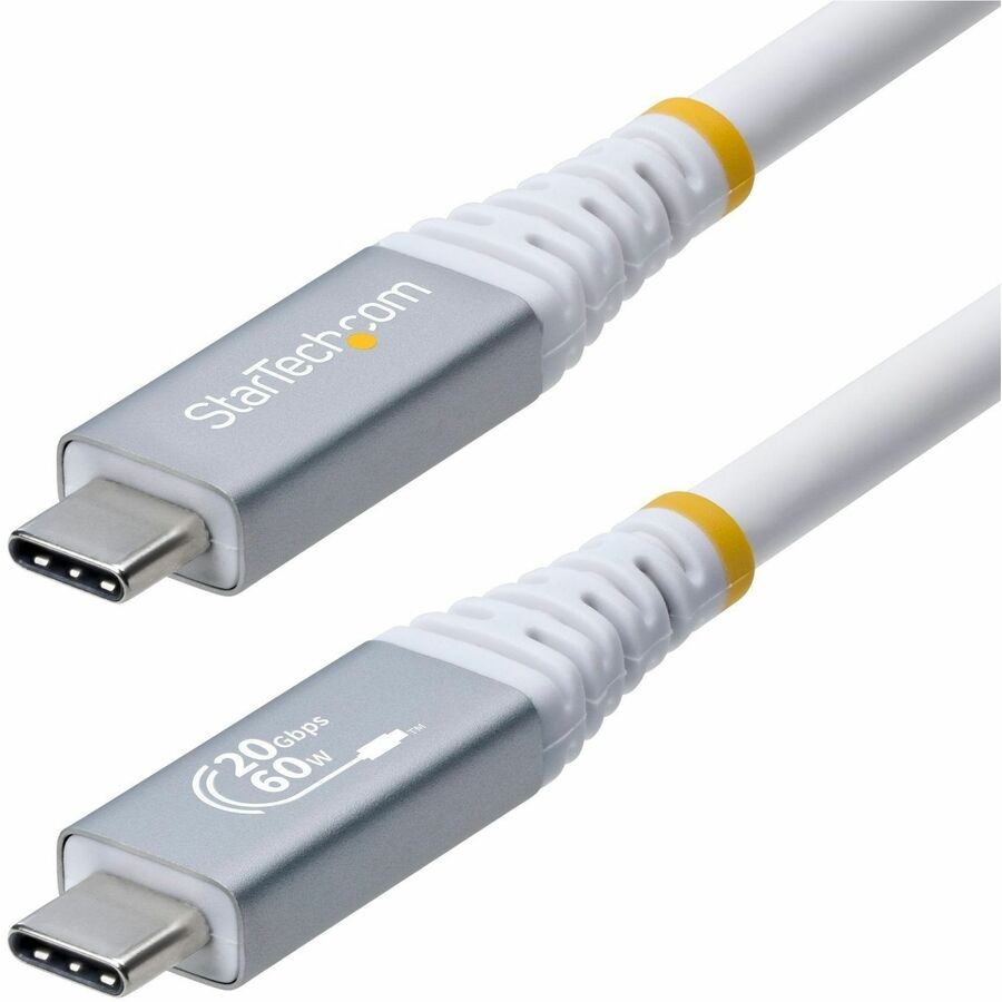 StarTech 10ft (3m) USB4 Cable, 20Gbps, USB-IF Certified USB-C Cable, 60W,