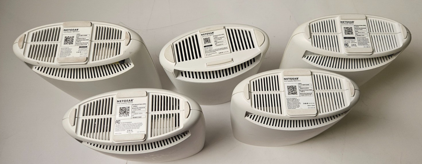 NETGEAR Orbi Satellite Routers Lot of Five