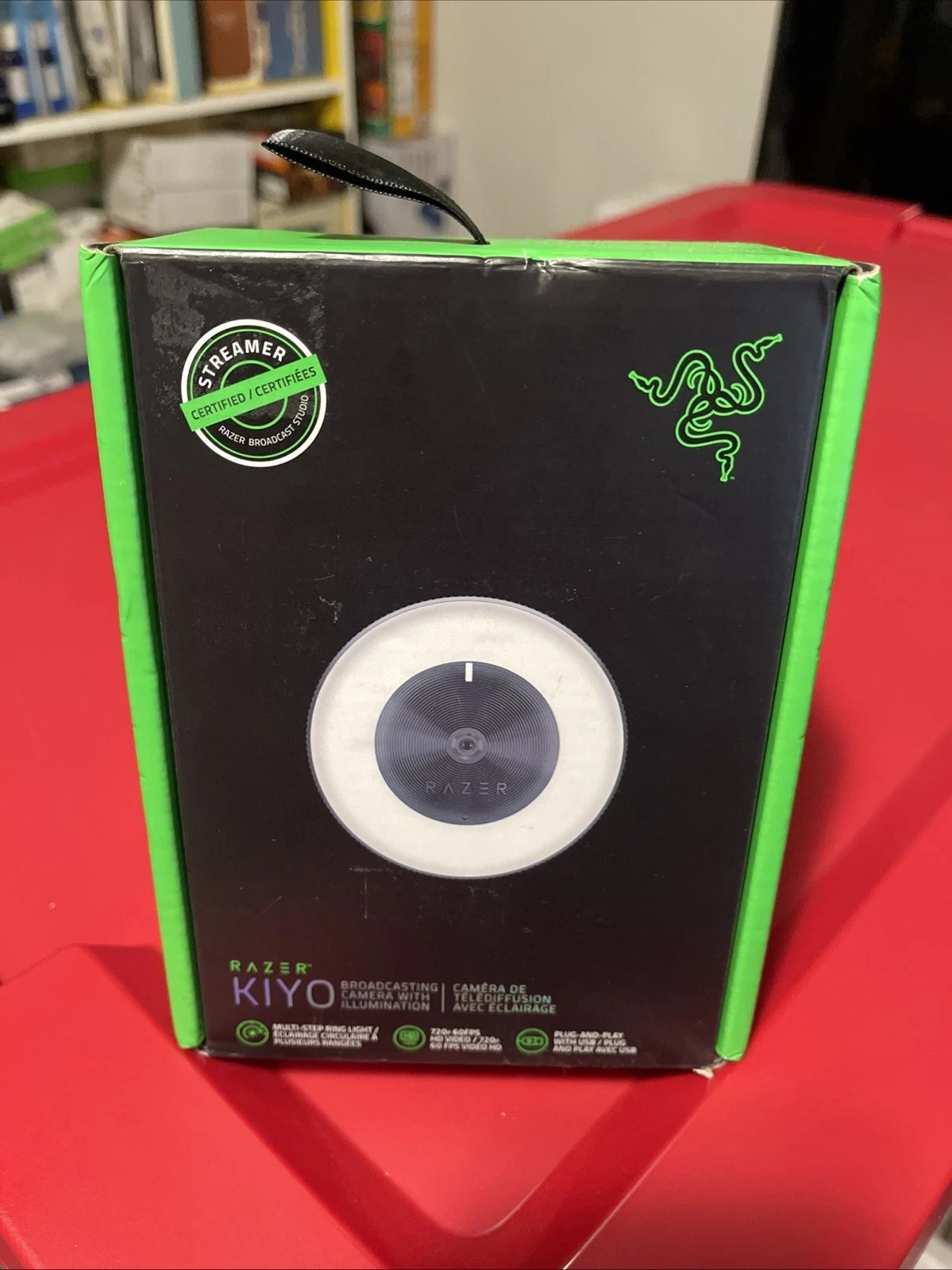 FOR PARTS Razer Kiyo RZ19-02320100-R3U1 4 MP Streaming Camera - Black