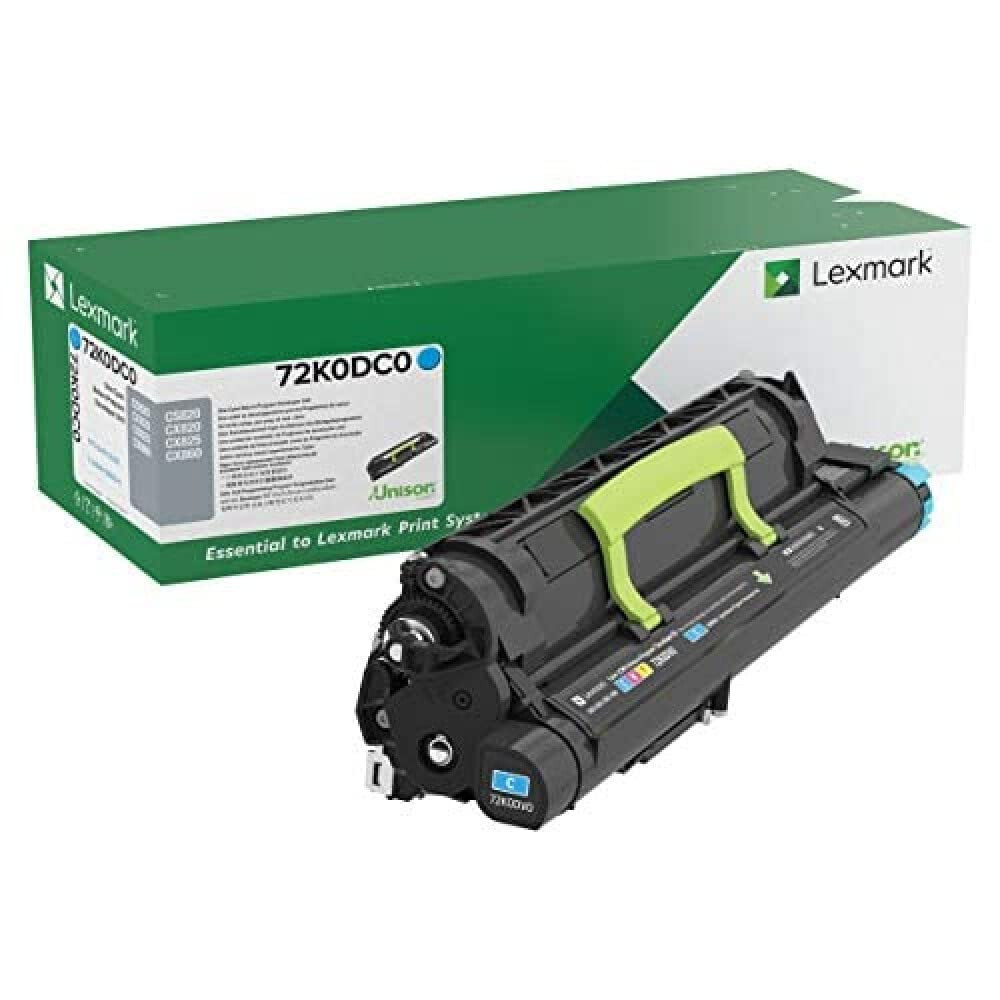 Genuine Lexmark 72K0DC0 72K0D20 Developer Cyan CS820 825 CX820 A Stock
