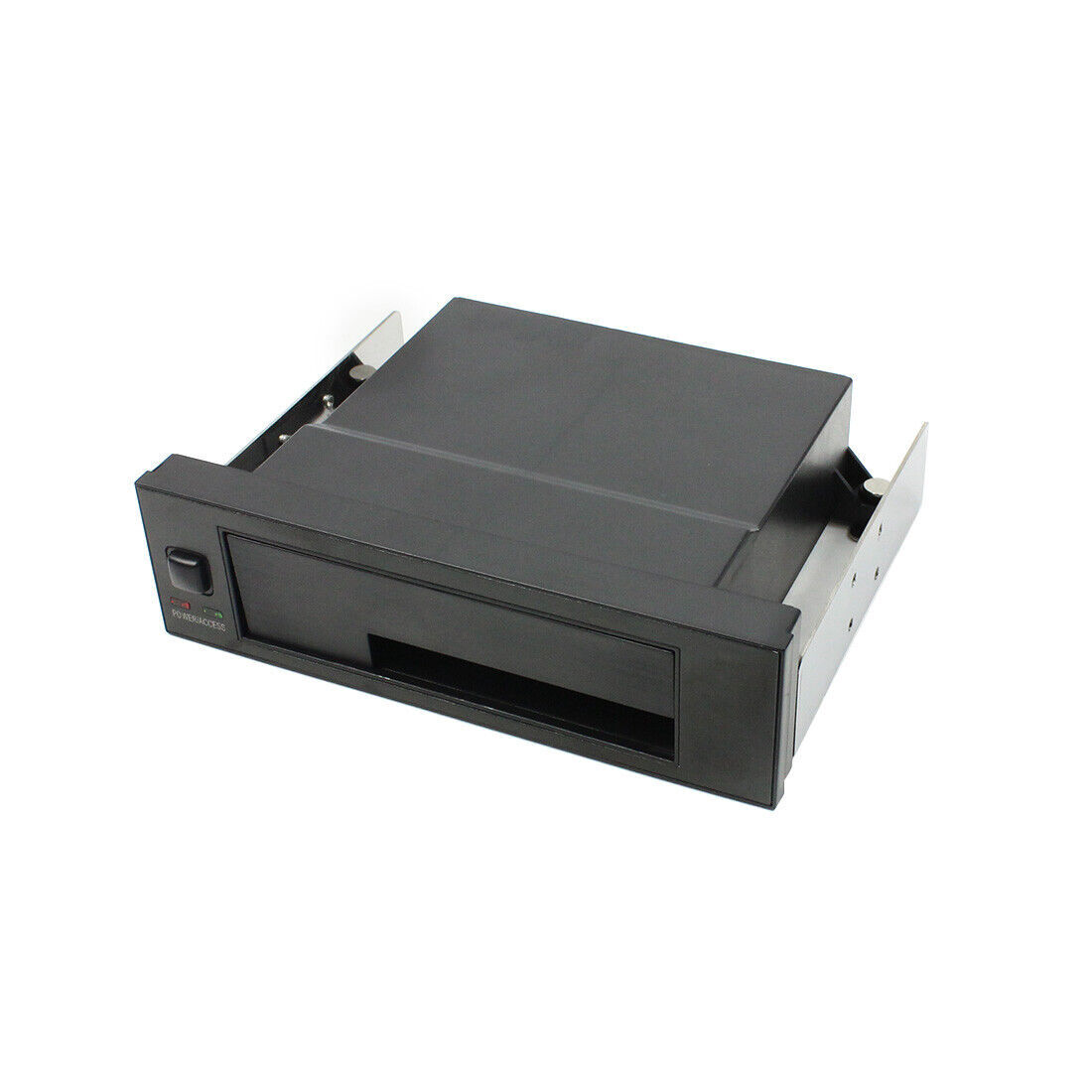 Internal Single Bay Tray-Less Mobile Rack Enclosure for 2.5" 3.5" SATA HDD SSD