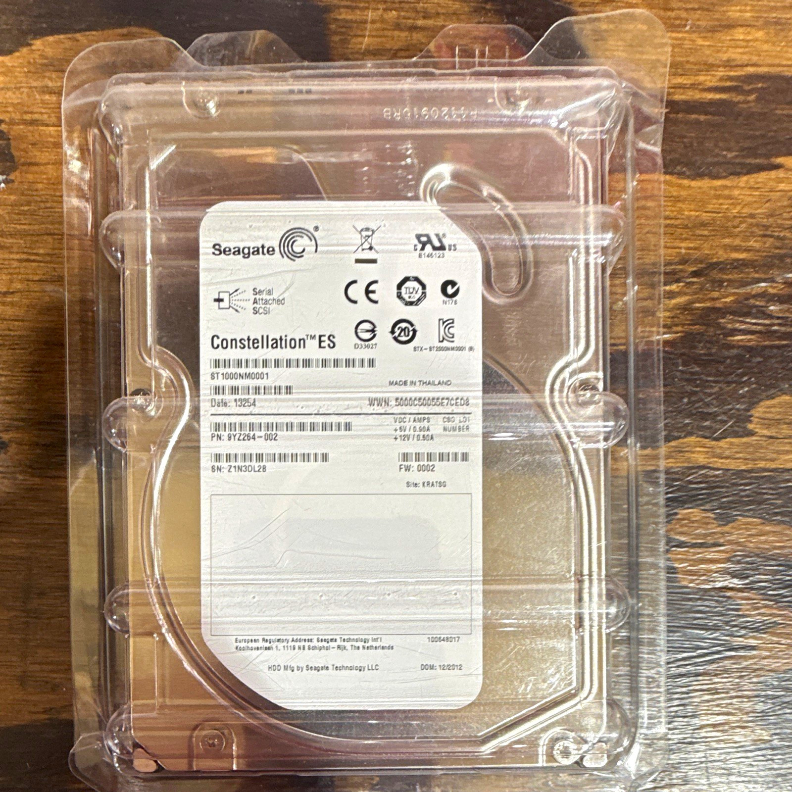 Seagate Constellation ES 1TB SCSI 3.5" 7200RPM 64MB S.M.A.R.T ST1000NM0001