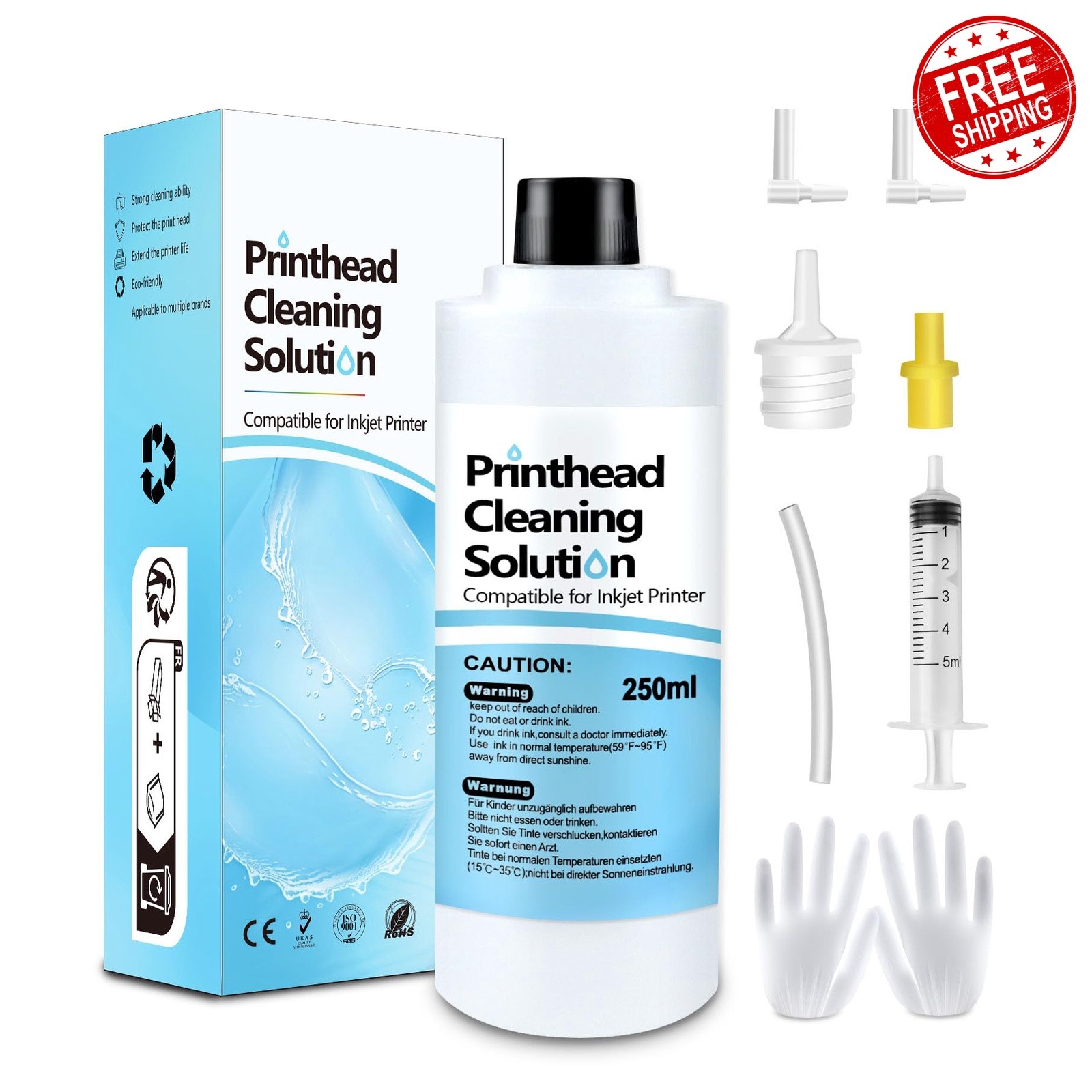Fosgoit Epson Printer Head Cleaning Kit 250mL