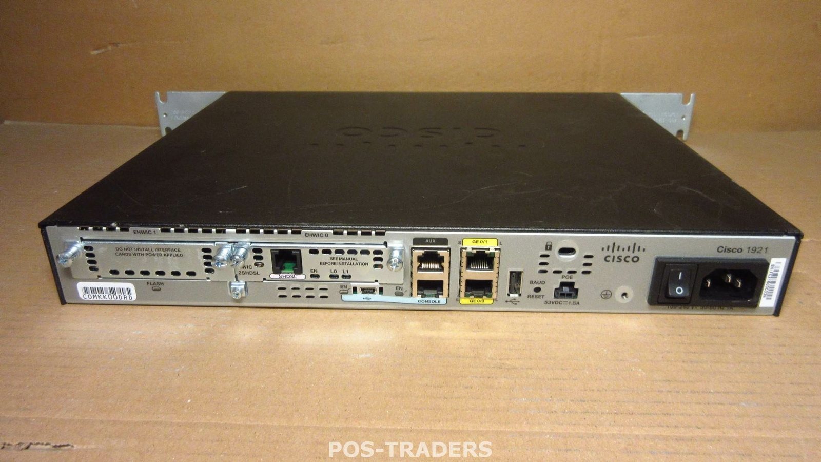 CISCO 1921 1921/K9 Integrated Services Router 2x Gbit INCL 1X HWIC-2SHDSL Module