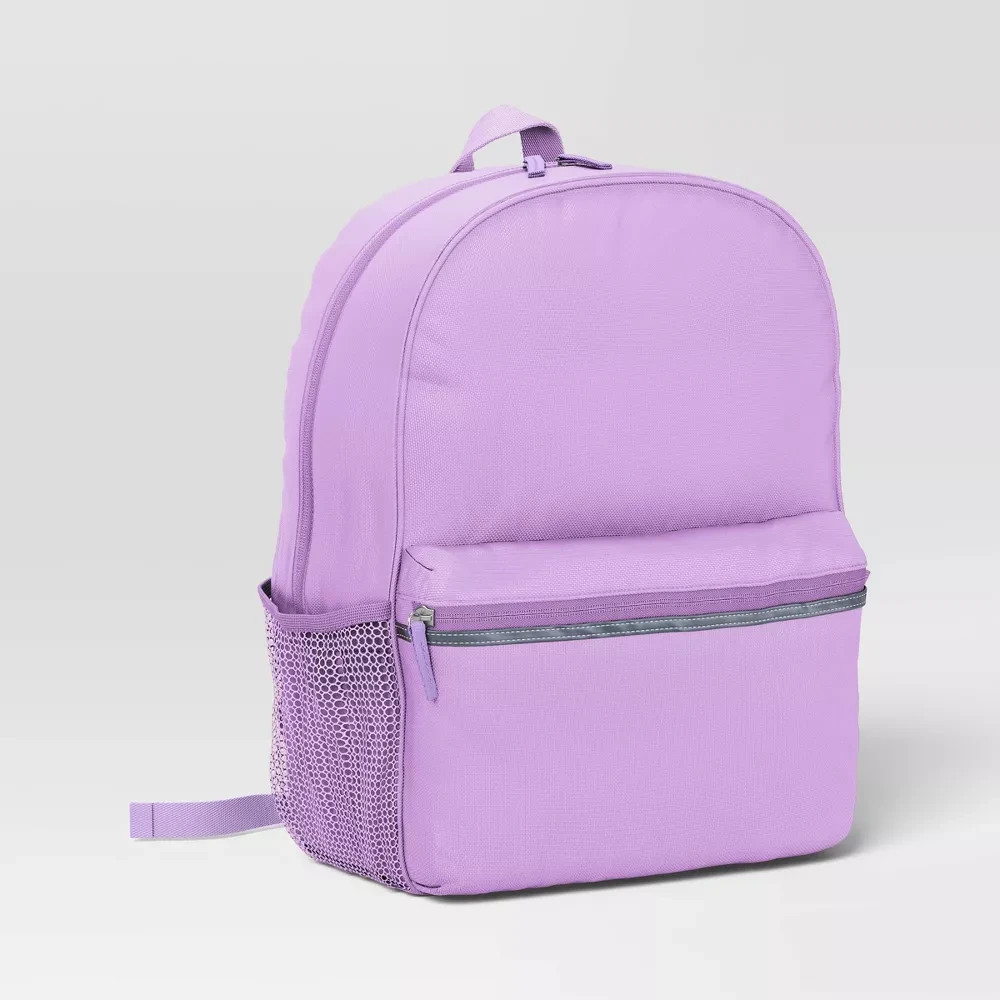 Purple Backpack Laptop Bag 23L Fits 15” Notebook Travel School New