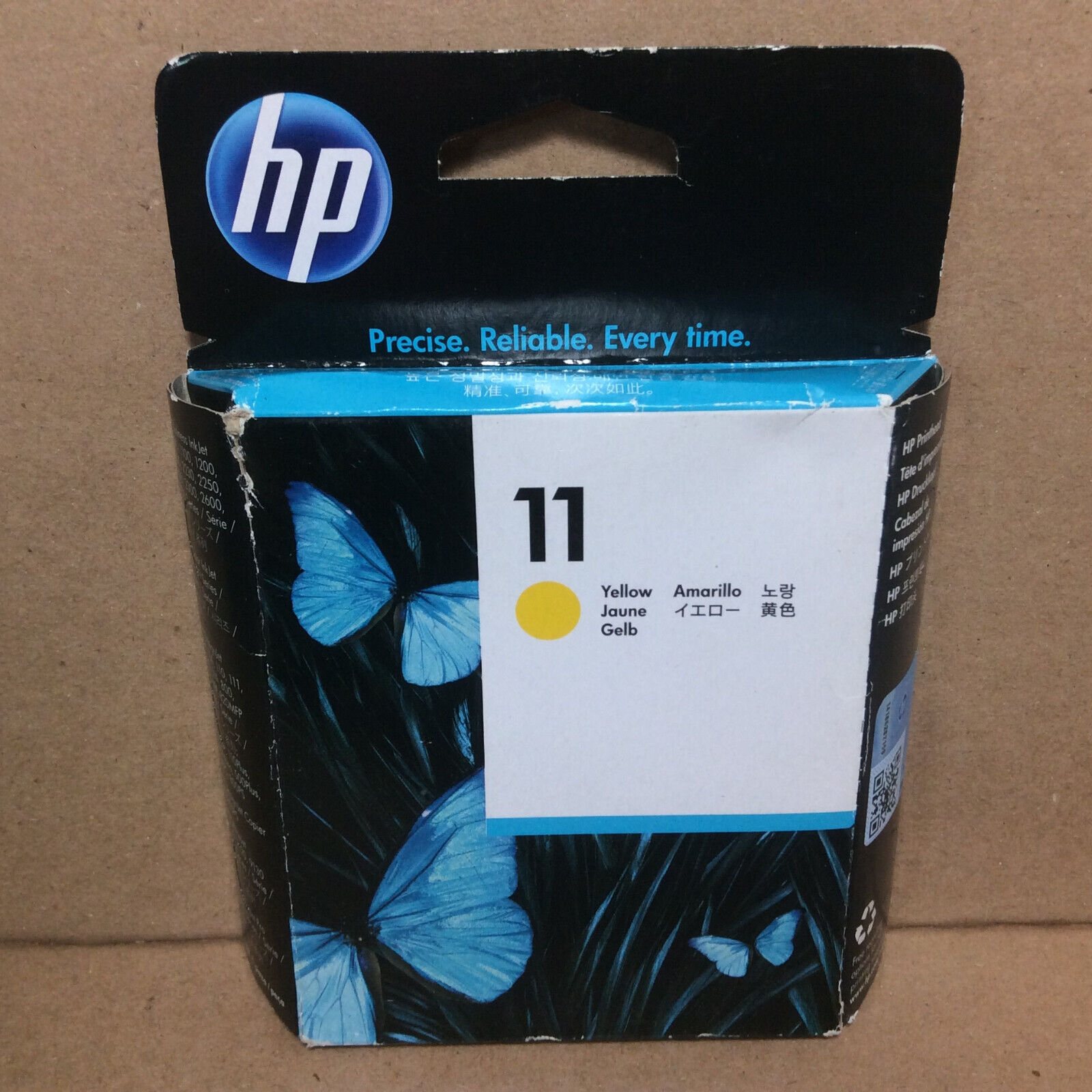 GENUINE FACTORY SEALED OEM HP Yellow 11 Printhead C4813A - Exp 03/2023 Sealed