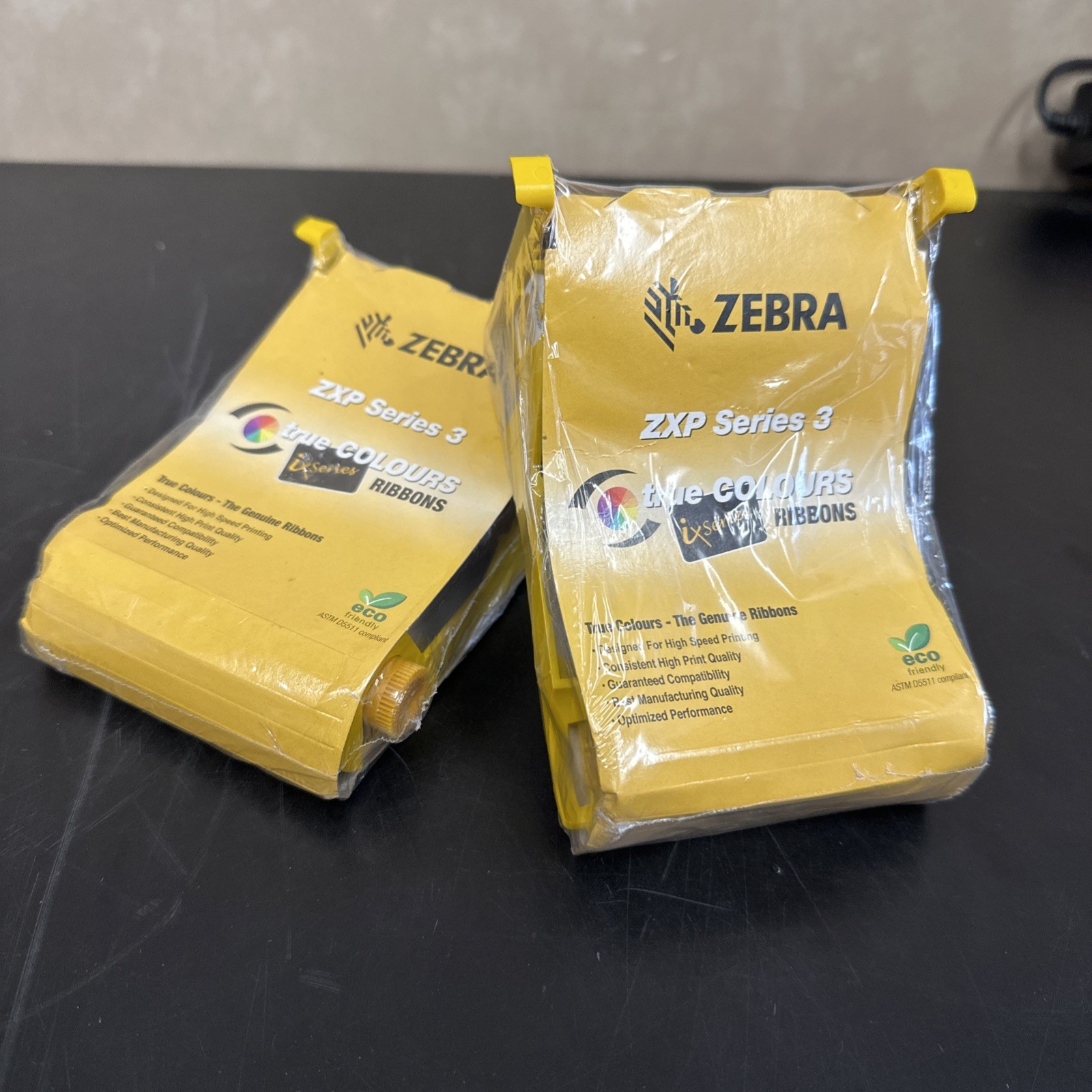Zebra 800033-850 Black Ribbon 500 Prints for ZXP Series 3 Lot Of 2