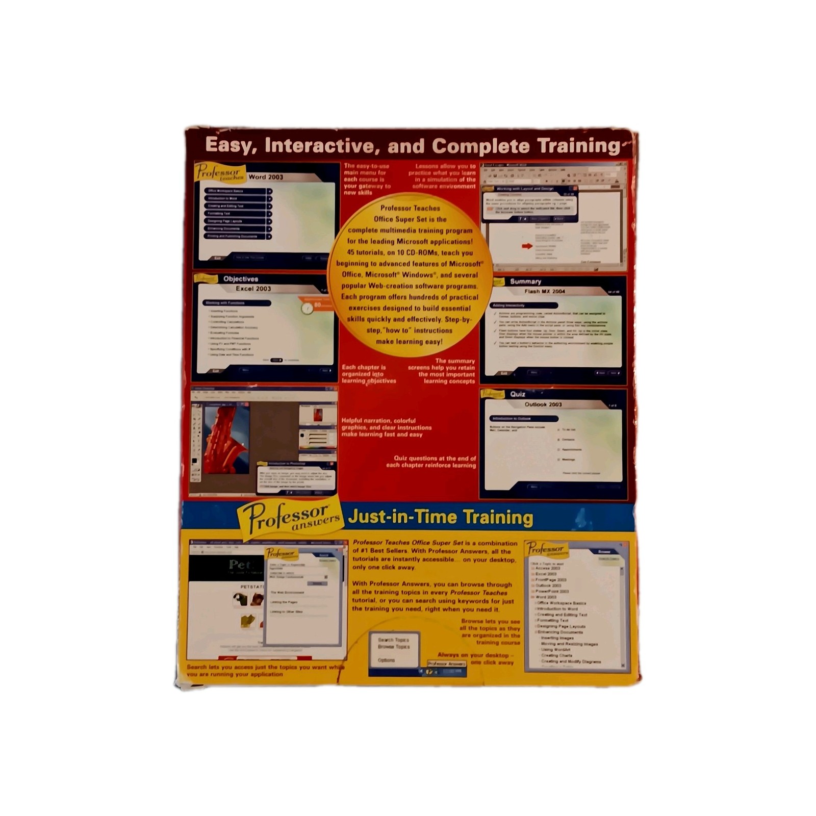 Individual Software Professor Teaches Super Set Windows, Office & Web Design CD