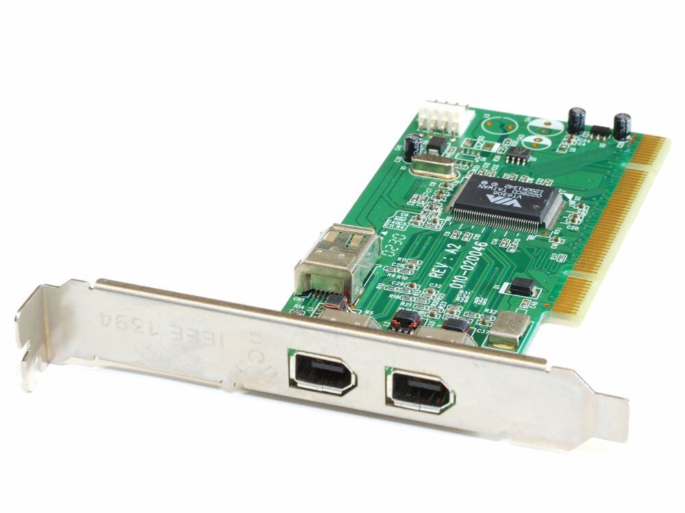 Addonics 010-020046 2 External + 1 Internal Port Firewire Via Chip PC PCI Card