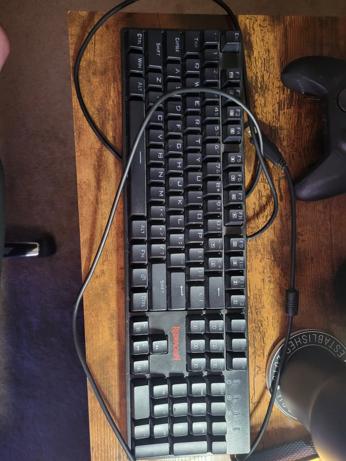 Red Dragon Surara Wired USB Gaming Keyboard - RGB  - Tested & Working