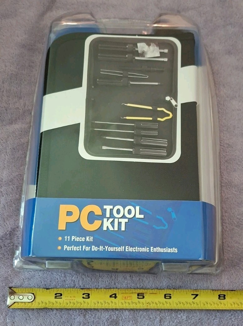 New iConcepts 11 Piece PC Tool Set Kit- 73152 Pouch DIY Tech Repair #730