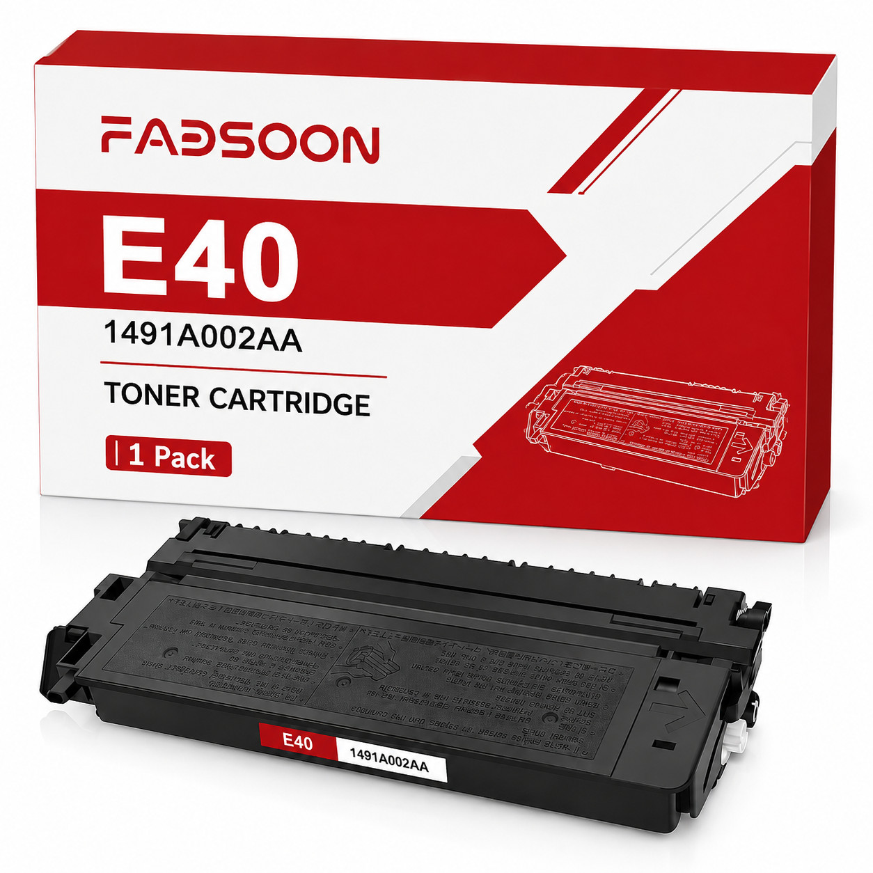 1PK E40 High Yield Toner Cartridge for PC-140 PC-300 FC-200 FC-310 FC-330 PC-700