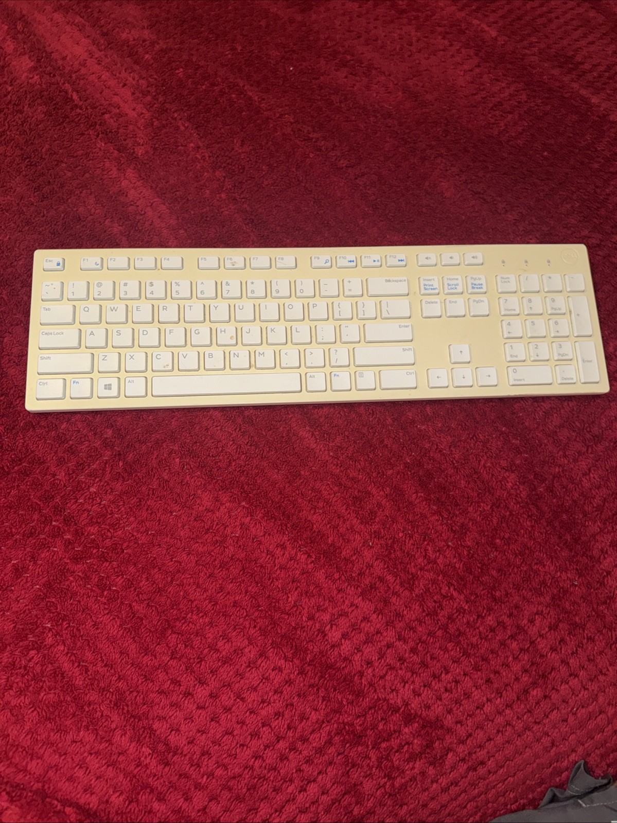 DELL Wireless Computer Keyboard WK636P NO Dongle Or Batteries