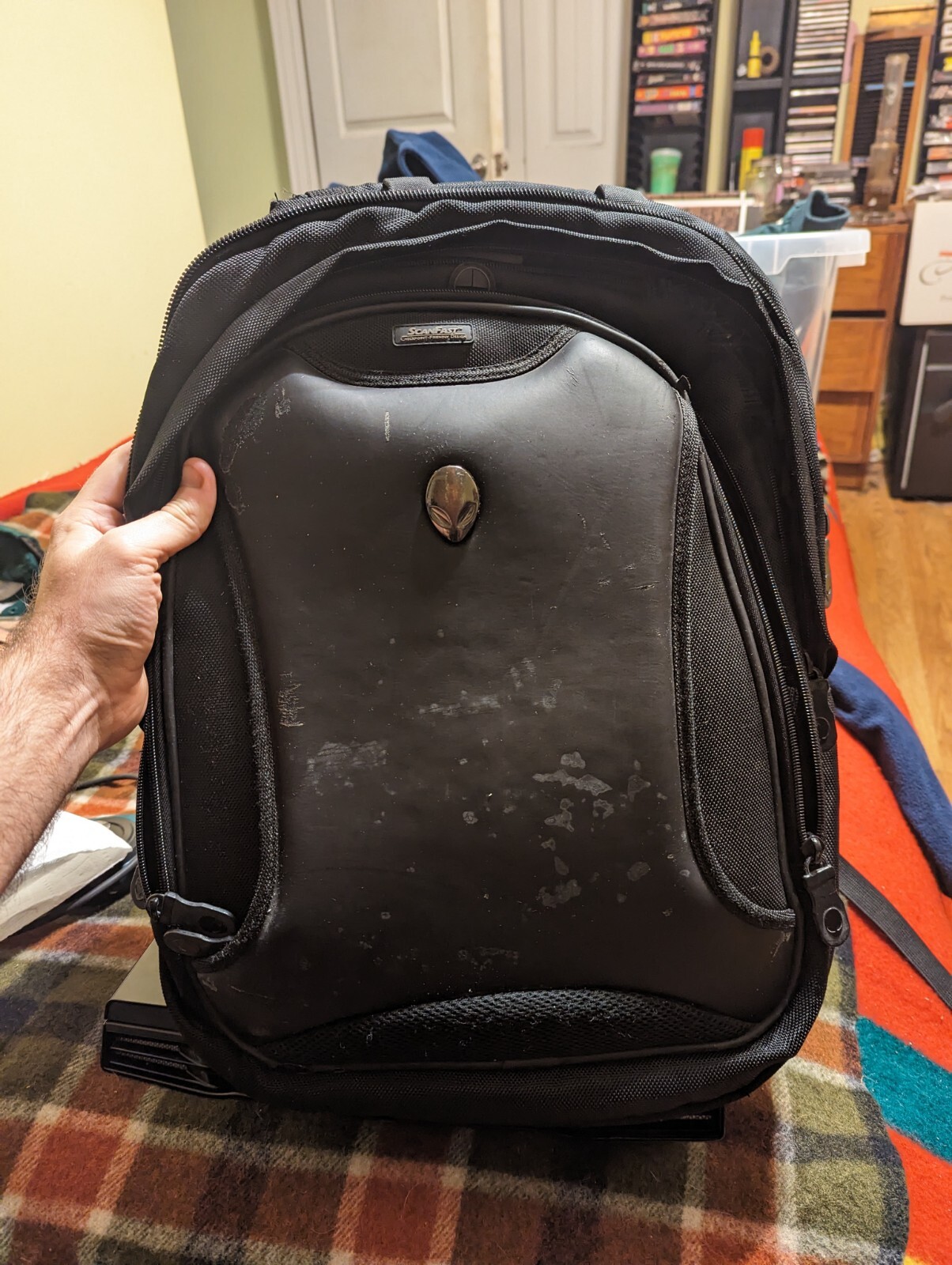 Mobile Edge Alienware Orion M17x ScanFast Checkpoint Black Laptop Backpack Bag