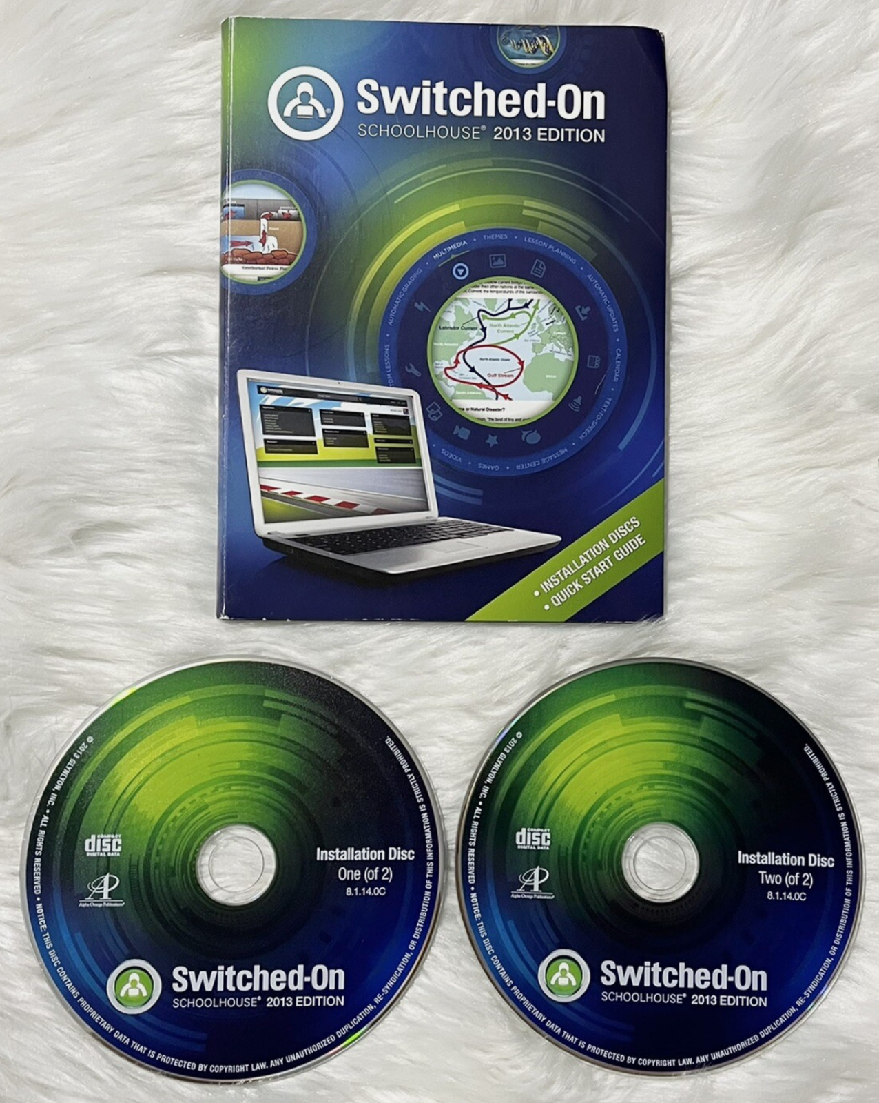 Switched On Schoolhouse 2013 Edition Installation Discs - NEVER USED