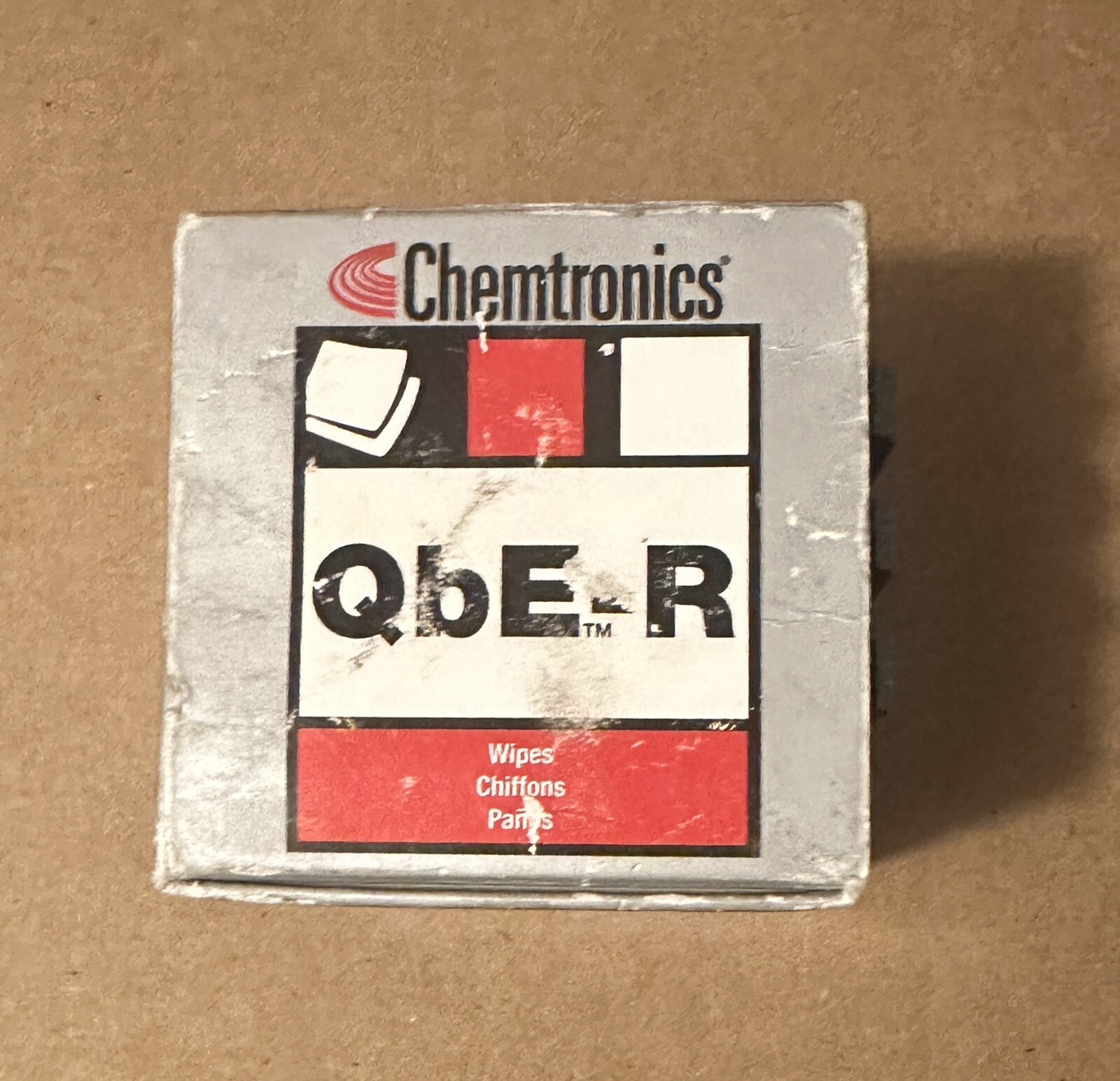Chemtronics QbE-R Fiber Optic Cleaning 3" x 3" Wipes 200/Roll