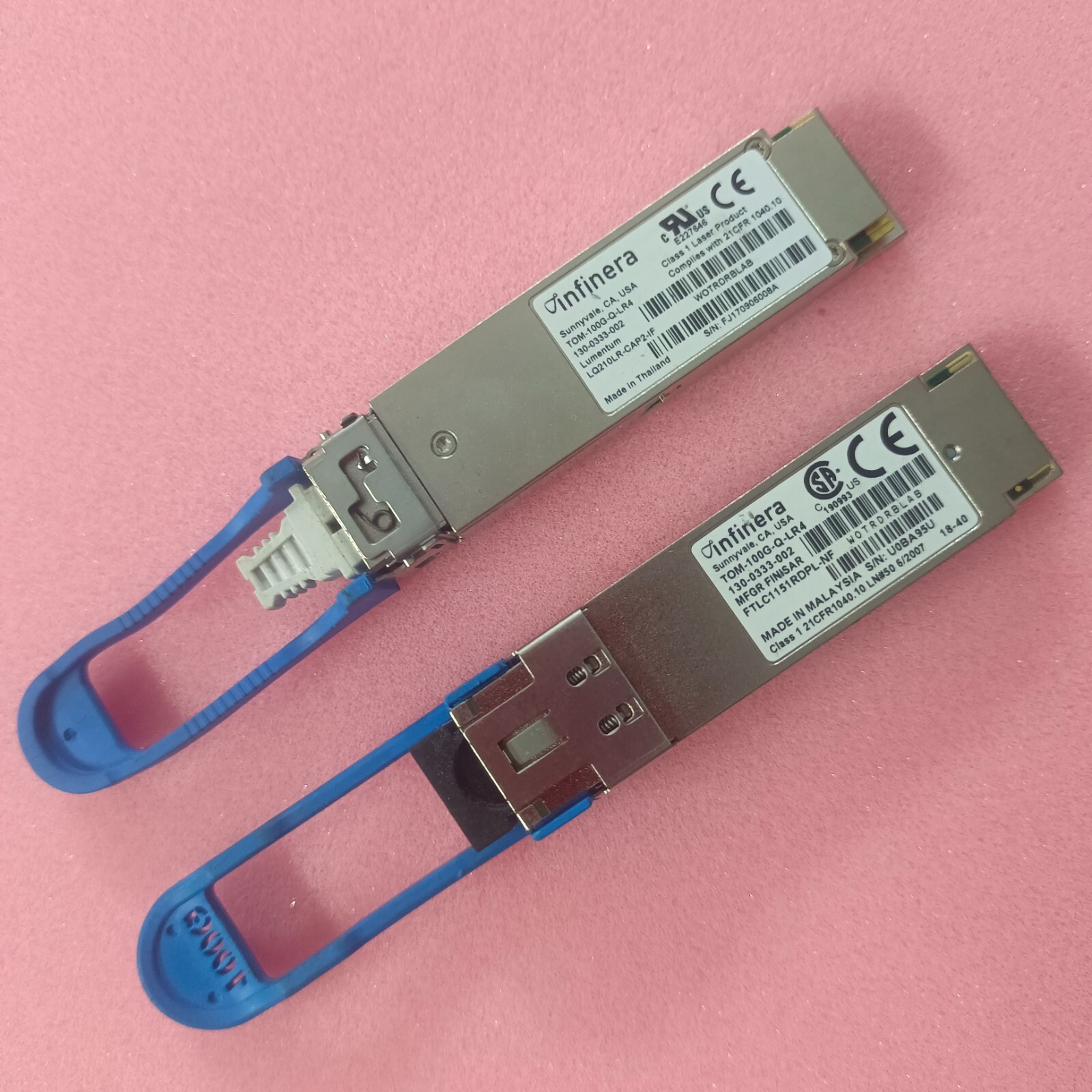 Infinera TOM-100G-Q-LR4 TOM 100GBASE 10km module SMF QSFP28 100Gbps 10km