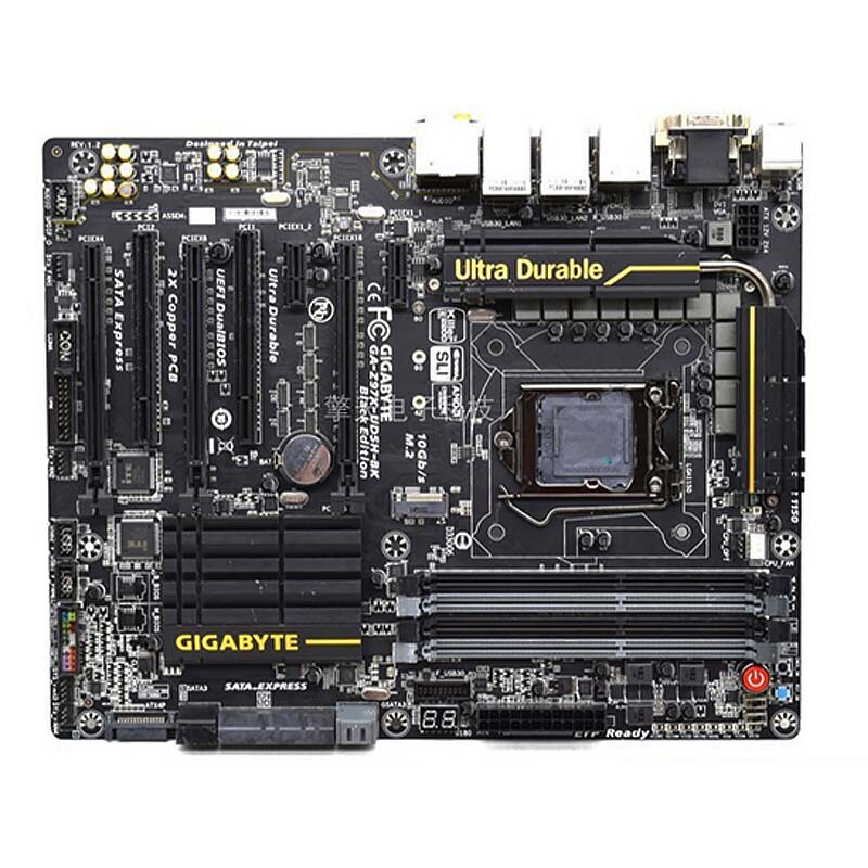 For Gigabyte GA-Z97X-UD5H-BK LGA1150 Motherboard 100% Test Work