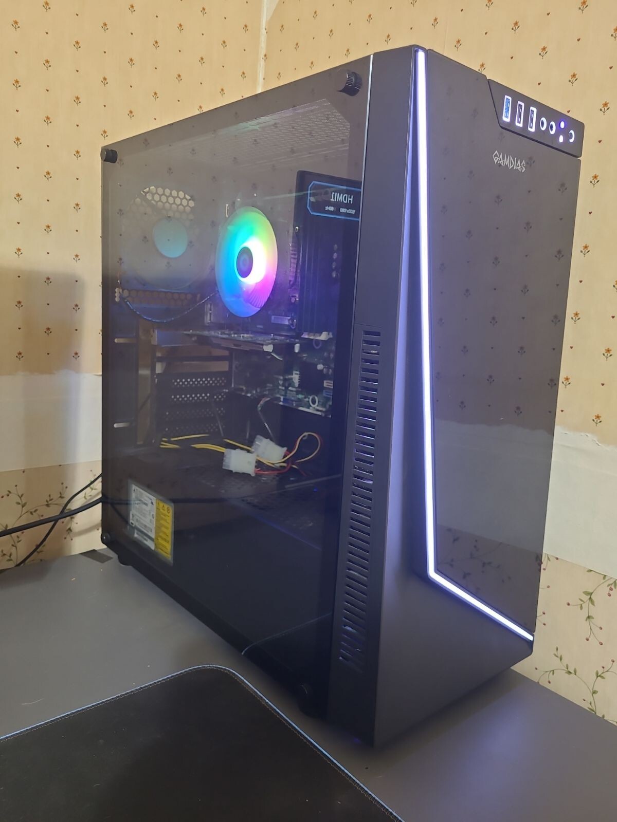GAMDIAS Mid Tower Case - Black (‎‎GD-ARGUS M1)