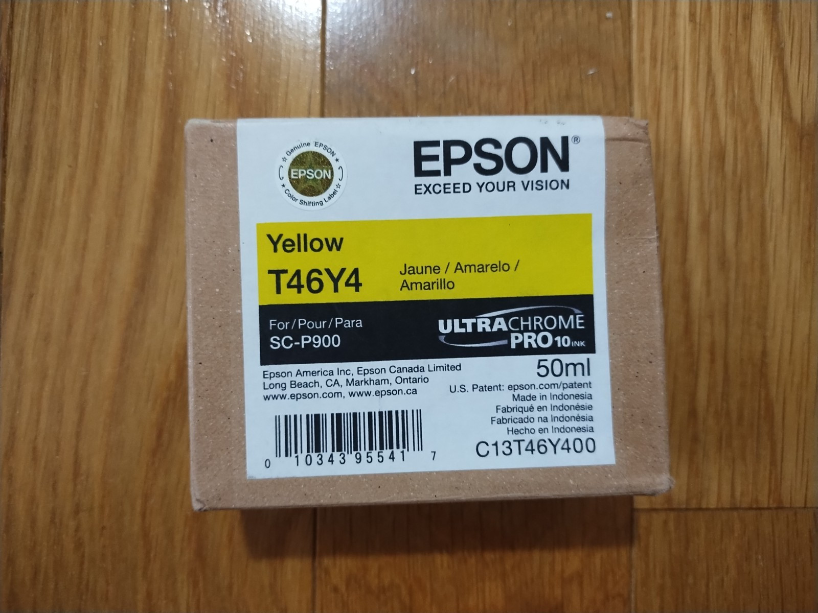 2023 Genuine Epson T46Y4 Yellow Ink SureColor SC-P900 50ml Factory Sealed