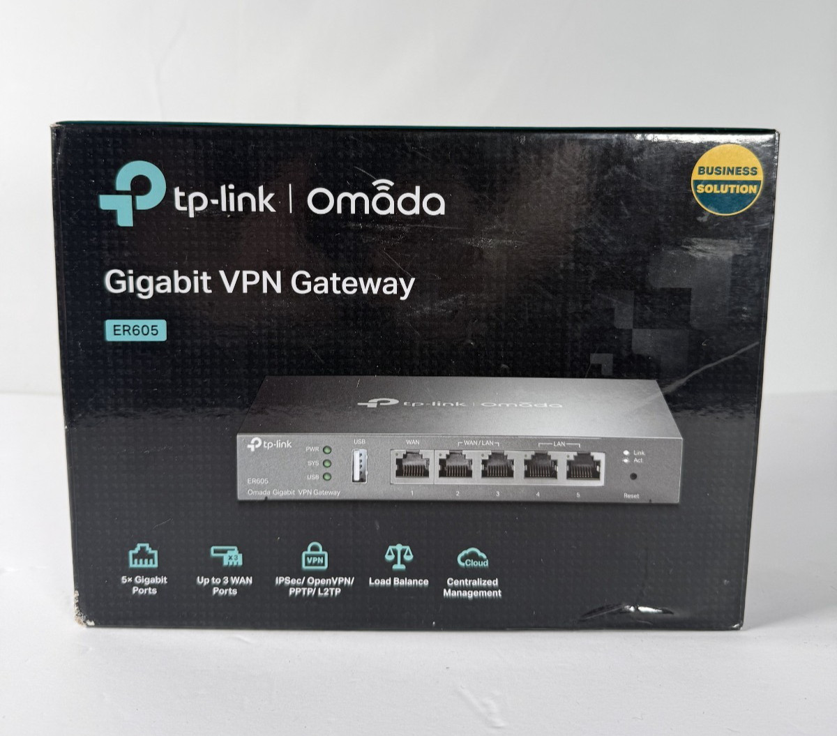TP-Link Gigabit VPN Router ER605 Dual-WAN Gigabit VPN Router - Tested & Cleaned