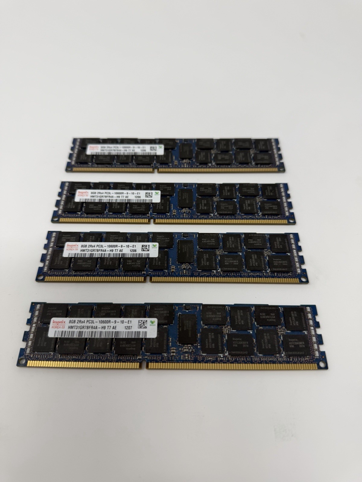 32GB 4x8GB SK Hynix DDR3L-1333 ECC RDIMM HMT31GR7BFR4A-H9 Tested