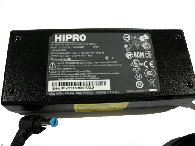 Acer Original Charger Power Supply 90W HIPRO - HP-A0904A3 B1LF REV:02