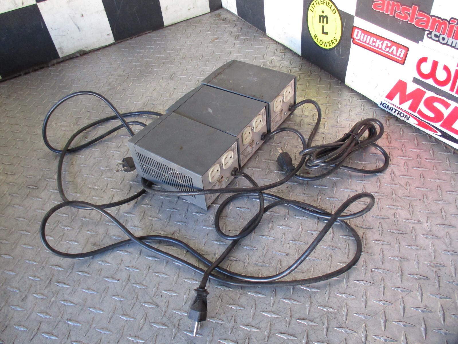 Powervar 1.5 61018-65R & 0.65 61018-61R Amp Power Conditioner with 2 Outlets