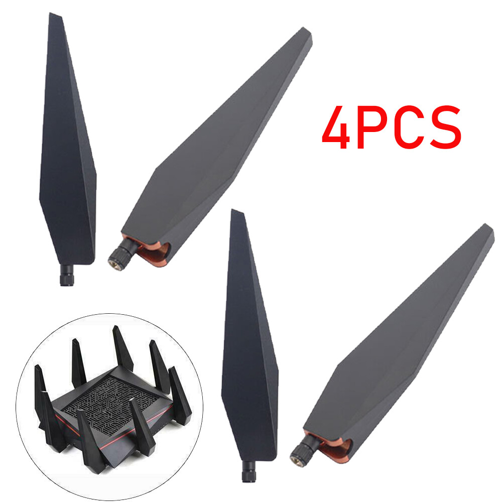SMA Female Dual Frequency Omnidirectional Antenna For ASUS GT-AC5300 Router 4PCS