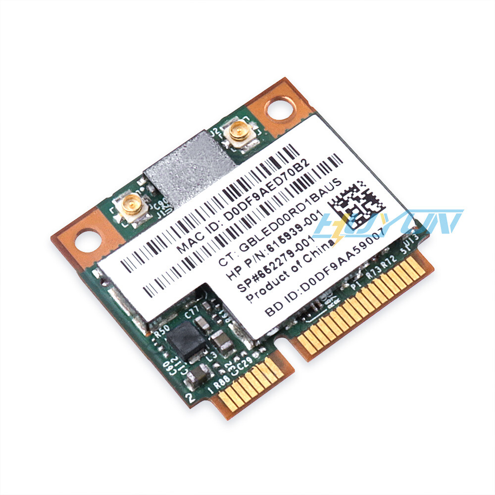 HP 652279-001 b/g/n Wireless + bluetooth PCIe Half Broadcom BCM943225HMB Card