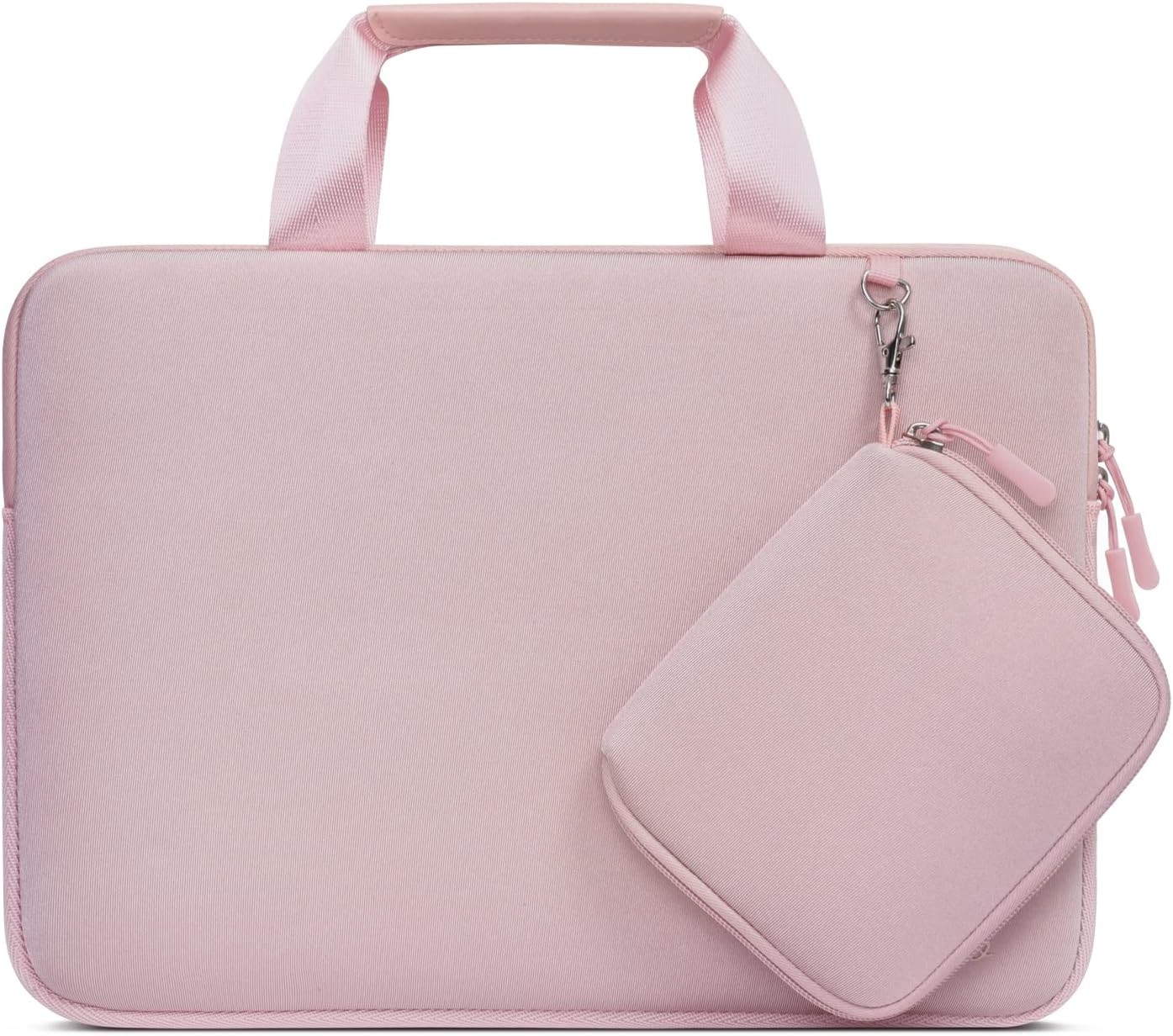 MOSISO Pink Laptop Sleeve Bag for 15-15.6 inch Laptops, Compatible with MacBook