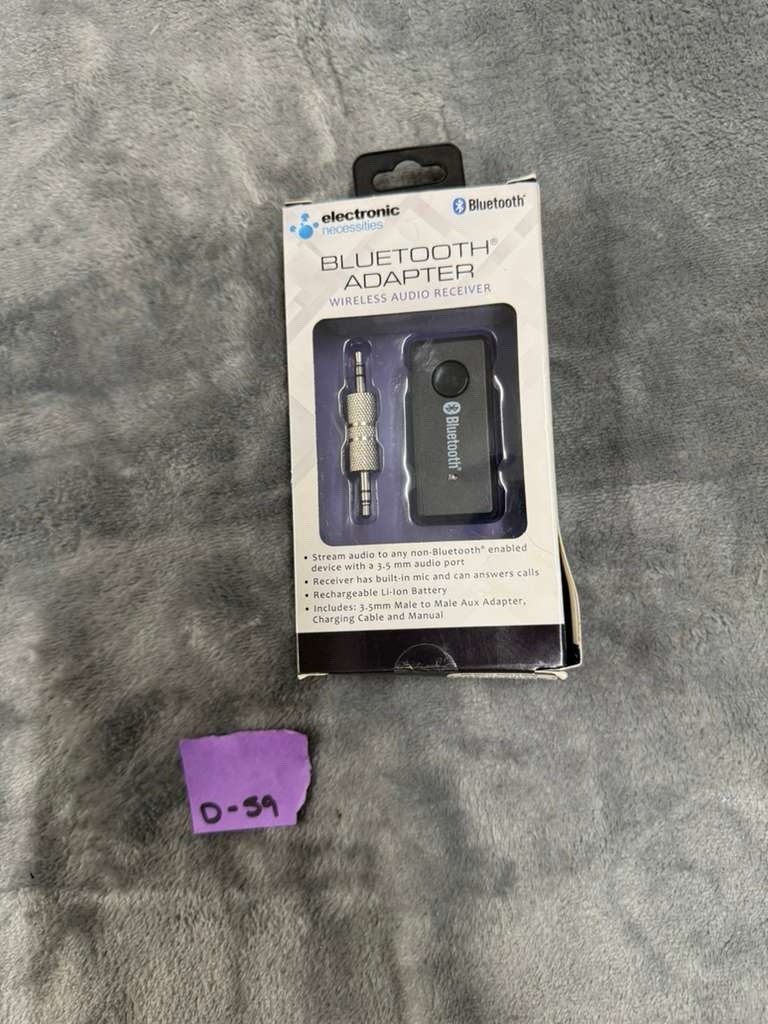 Brand New Electronic Necessities Bluetooth Adapter With Microphone