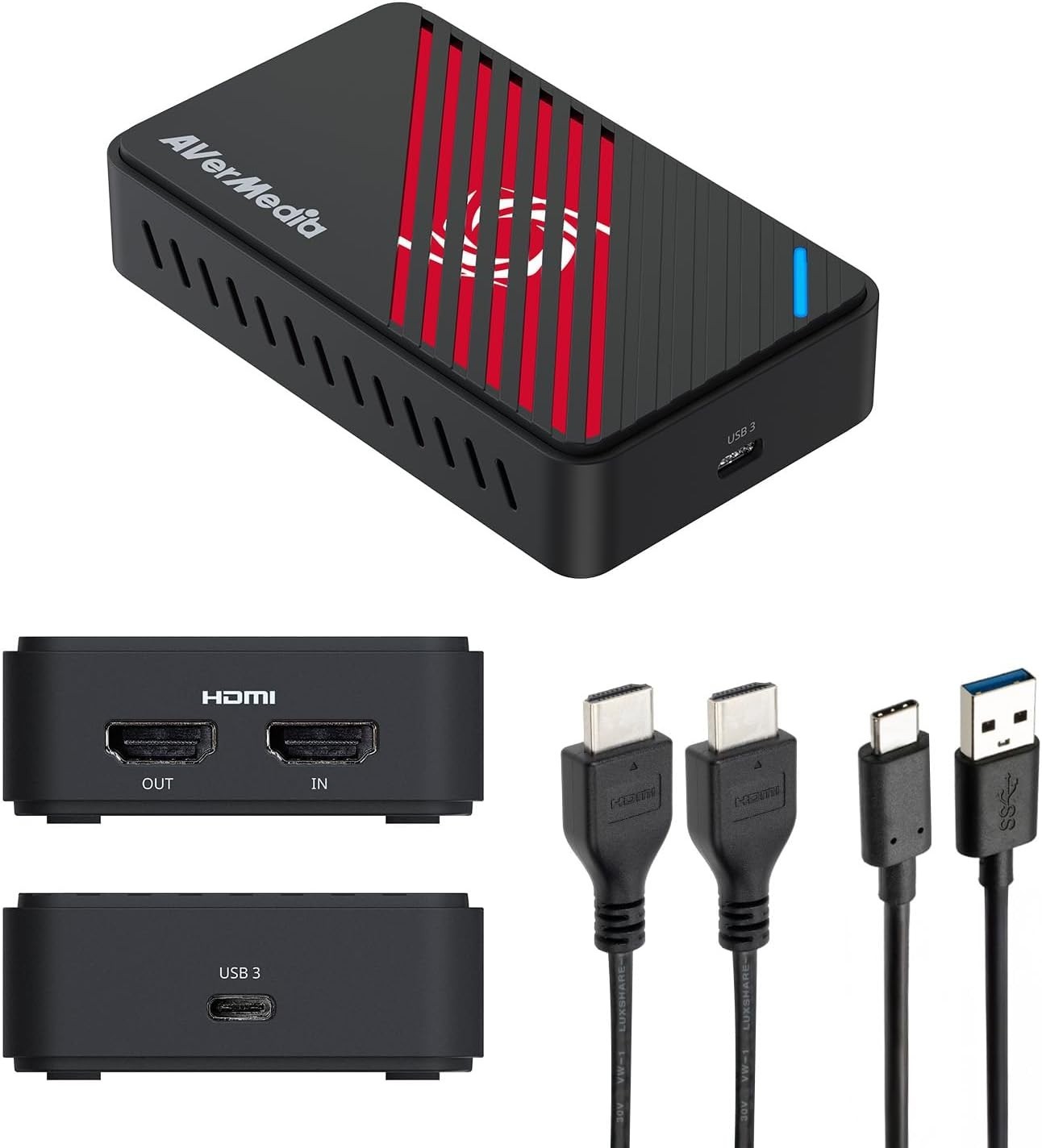 AVerMedia GC553Pro Live Gamer ULTRA S 4K HDMI, USB 3.2 Video Capture Card, Black