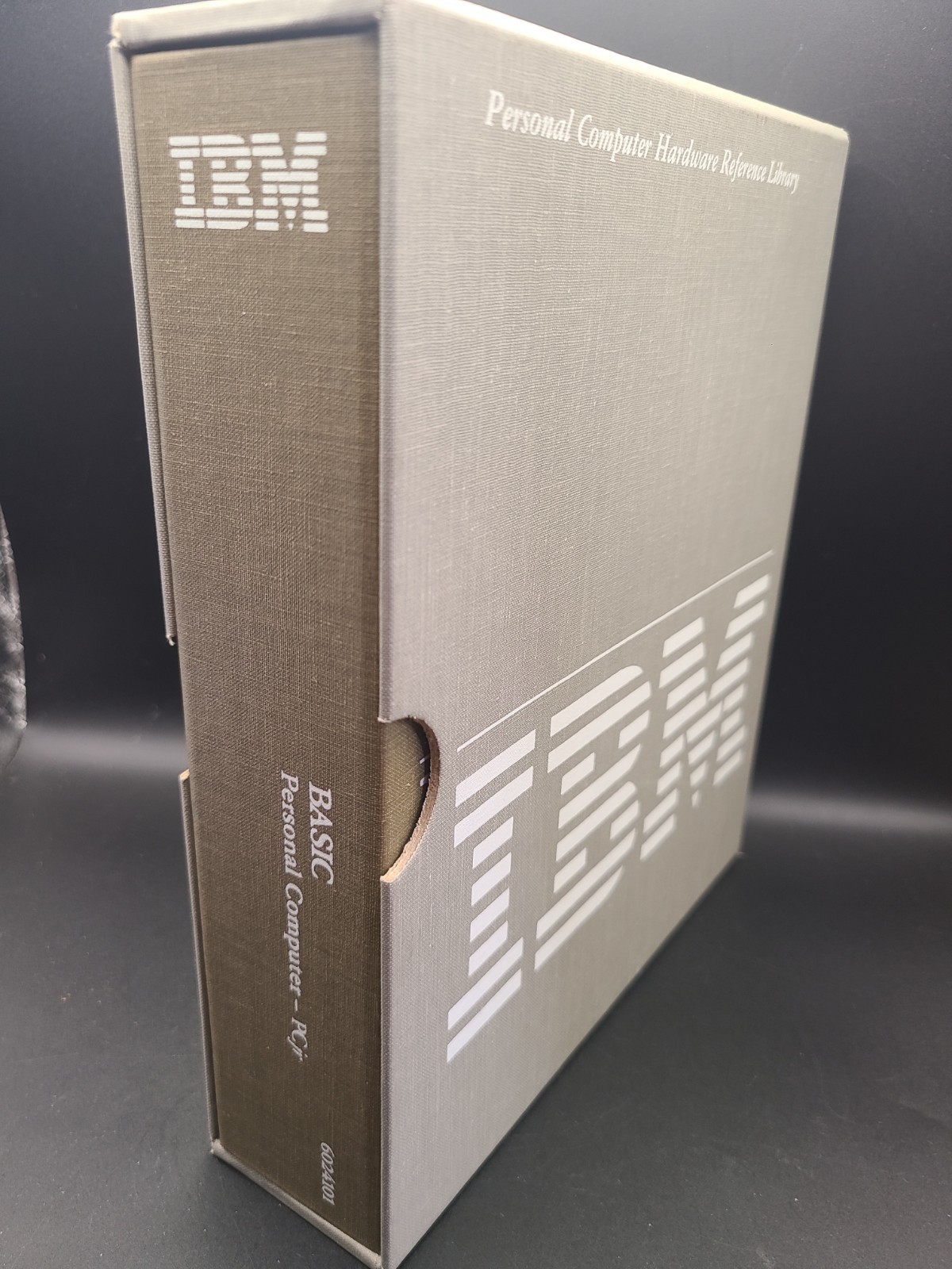 VINTAGE IBM PCjr BASIC MANUAL BINDER SLIPCASE 6024101 NEW FACTORY SEALED NOS...