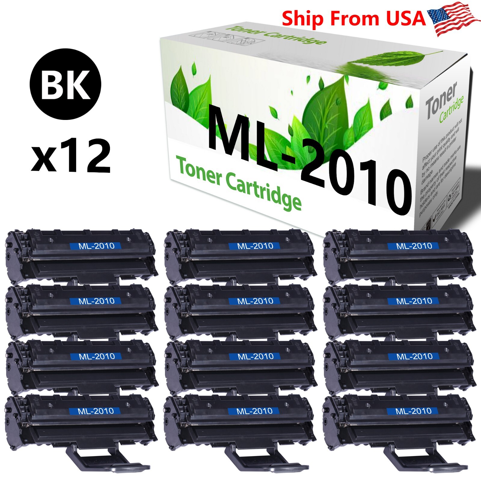 12PK ML-2010 Toner Cartridge for ML 2010P Printer