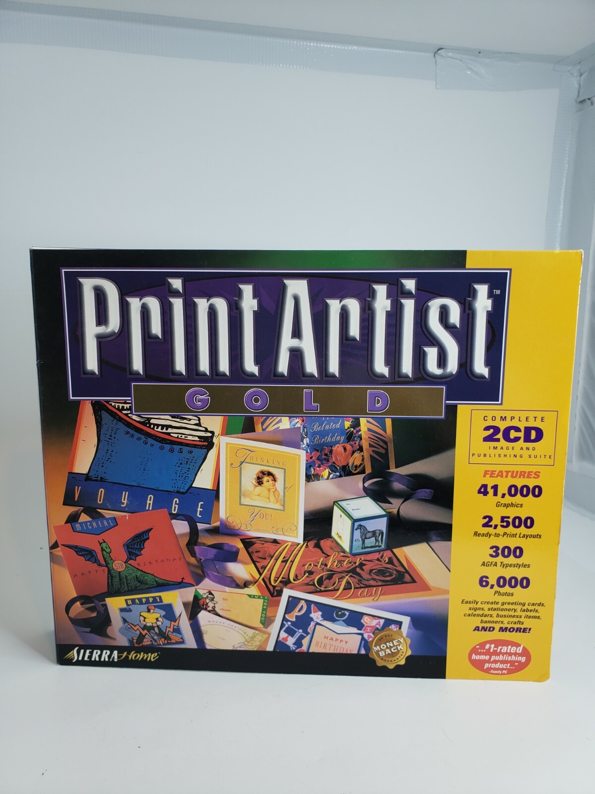  Print Artist 4.0 Platinum Sierra Home Graphics. Vintage. New