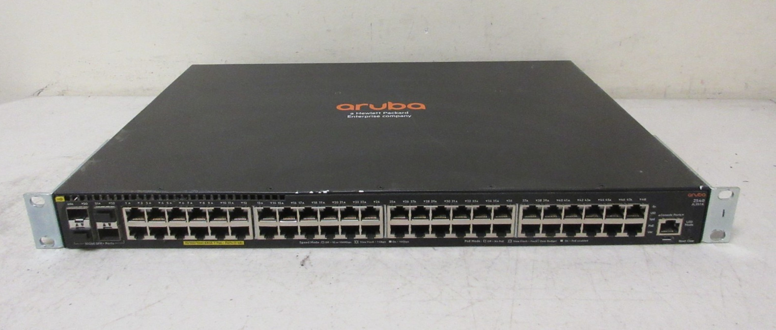 HP Aruba JL357A 2540 JL357-60001 48G PoE+ 4SFP+ Switch