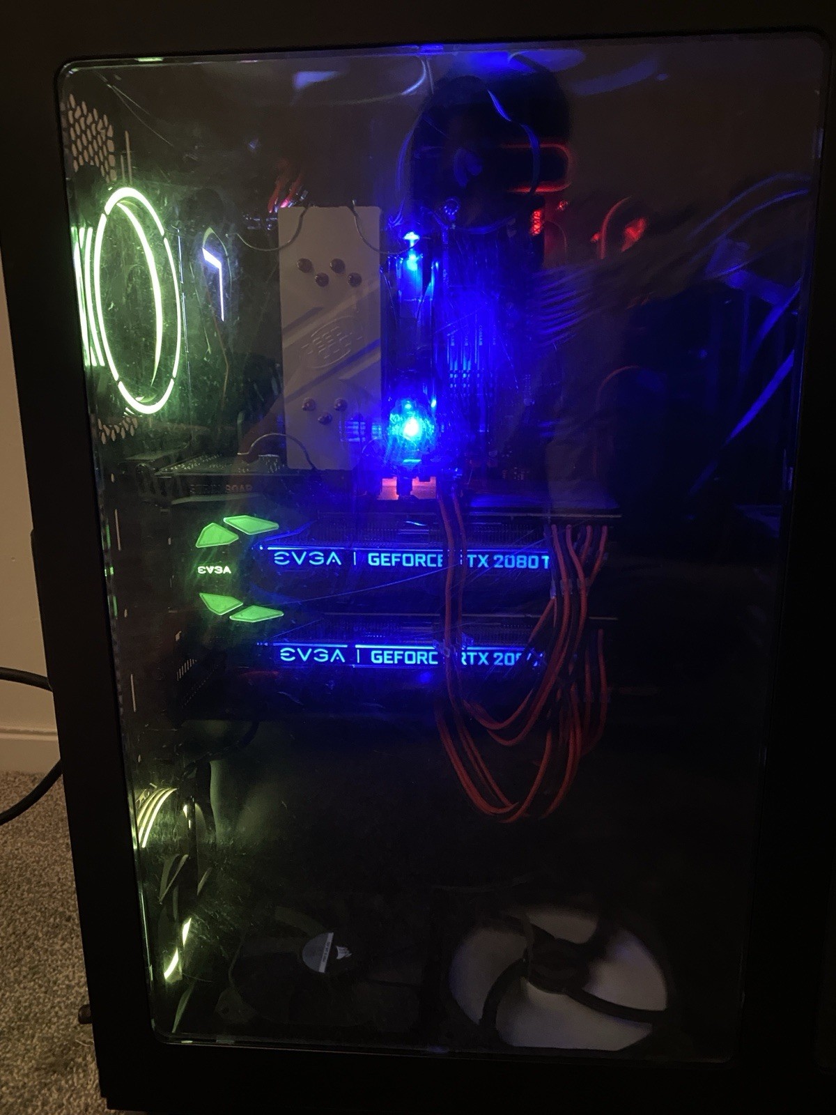 Gaming PC Desktop CYBERPOWER PC prebuilt DUAL SLI (Dual Graphics Cards) Used