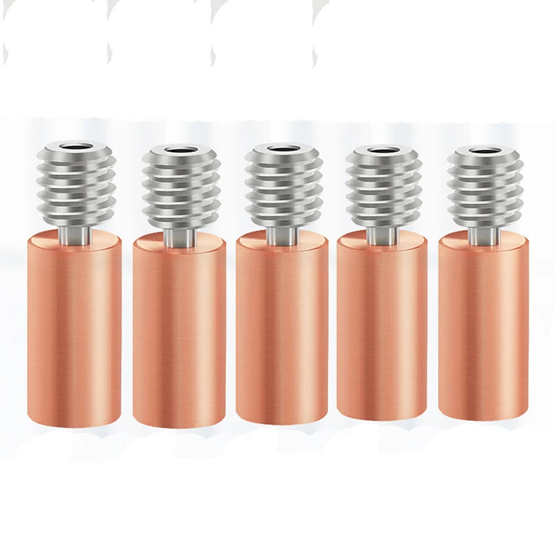 5PCS Updated Heat Break For FLSUN V400 3D Printer Throat Tube Thread Hotend Part