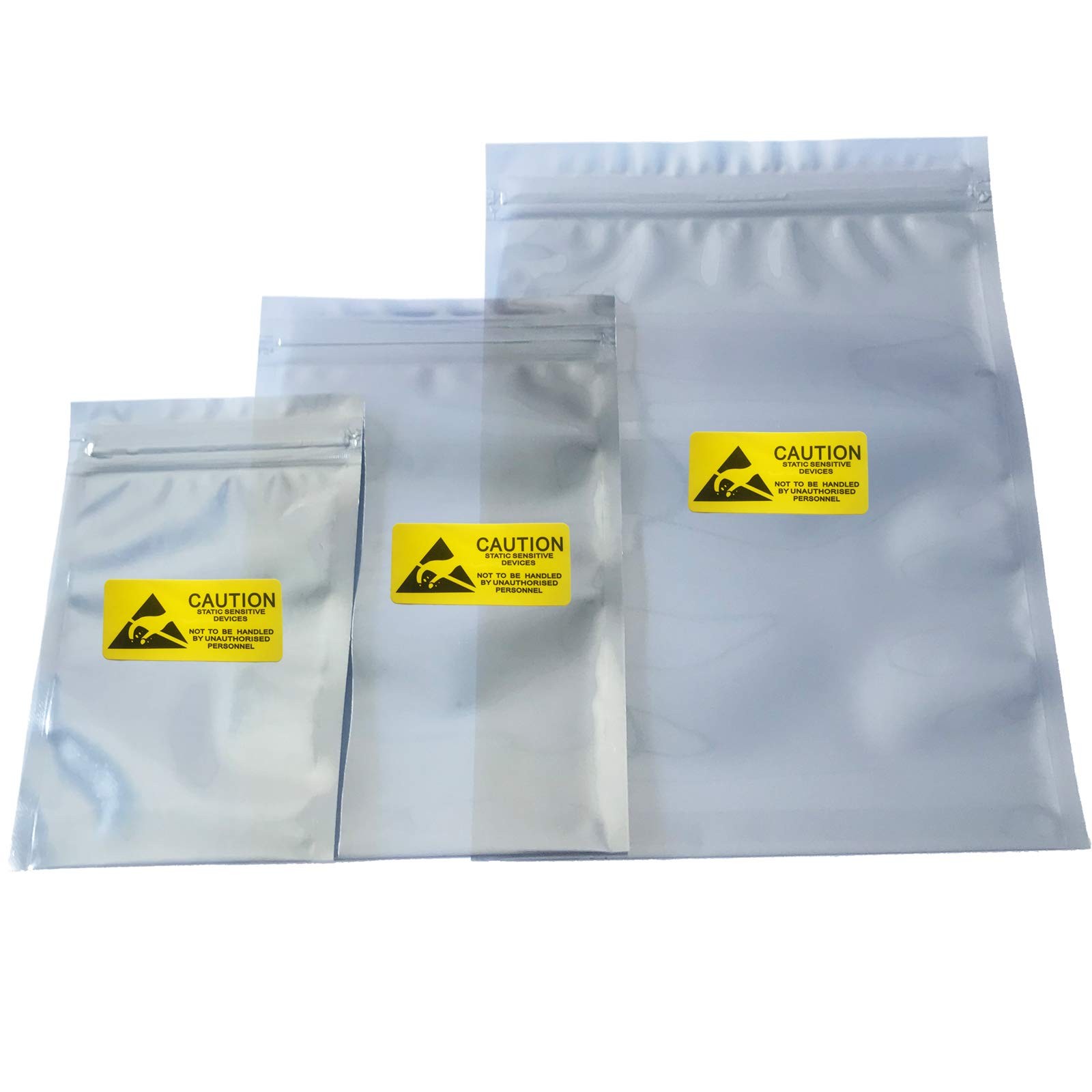 Anti Static Bags,ESD Bags,30pcs Mixed Sizes Antistatic Resealable Bag for 3.5...