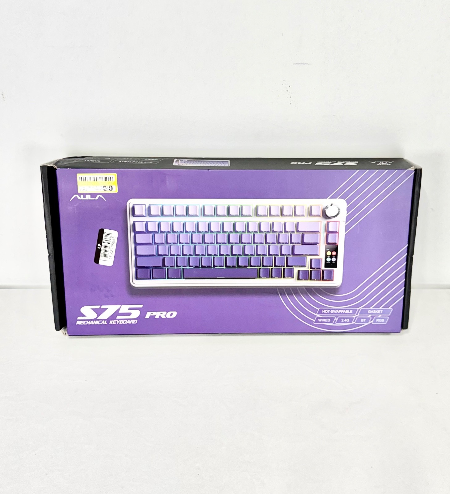 Open Box - AULA S75 Pro 75% Wireless Mechanical Gaming Keyboard TFT Screen