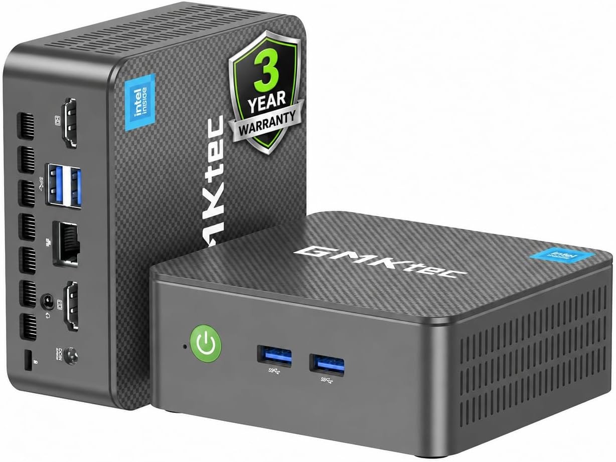 GMKtec G3S Mini PC Intel N95 3.4GHz 4K UHD Desktop Computer Windows 11 WiFi