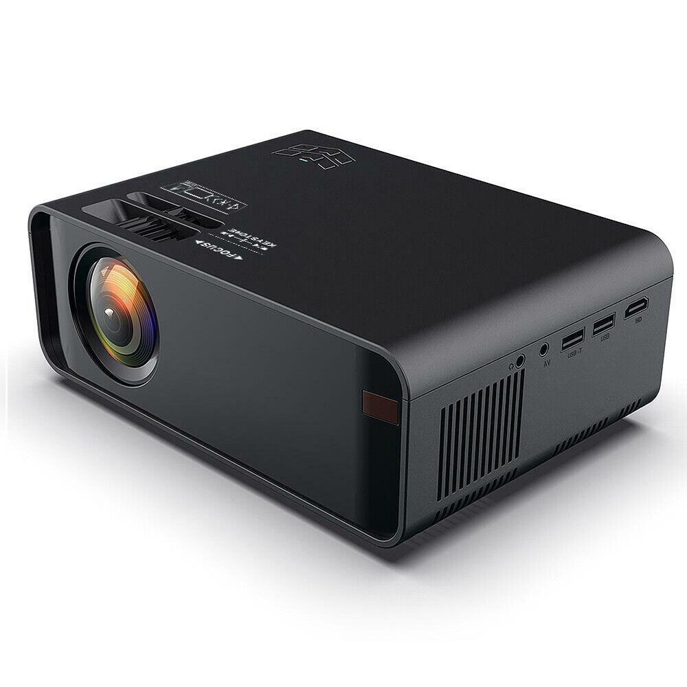 4K Projector 1080P HD 23000Lumens WiFi Bluetooth Mini LED Home Theater Cinema US